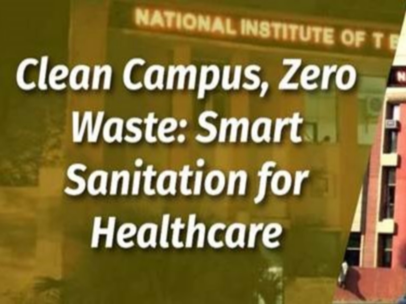 NITRD becomes India's first zero-waste-to-landfill healthcare model. (Photo/PIB)