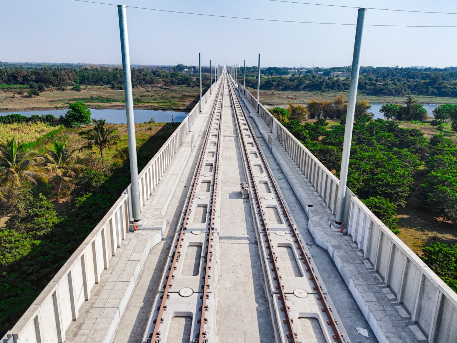 Mumbai-Ahmedabad Bullet Train project sees progress in track installation using Japanese J-slab system (Photo- NHSRCL)