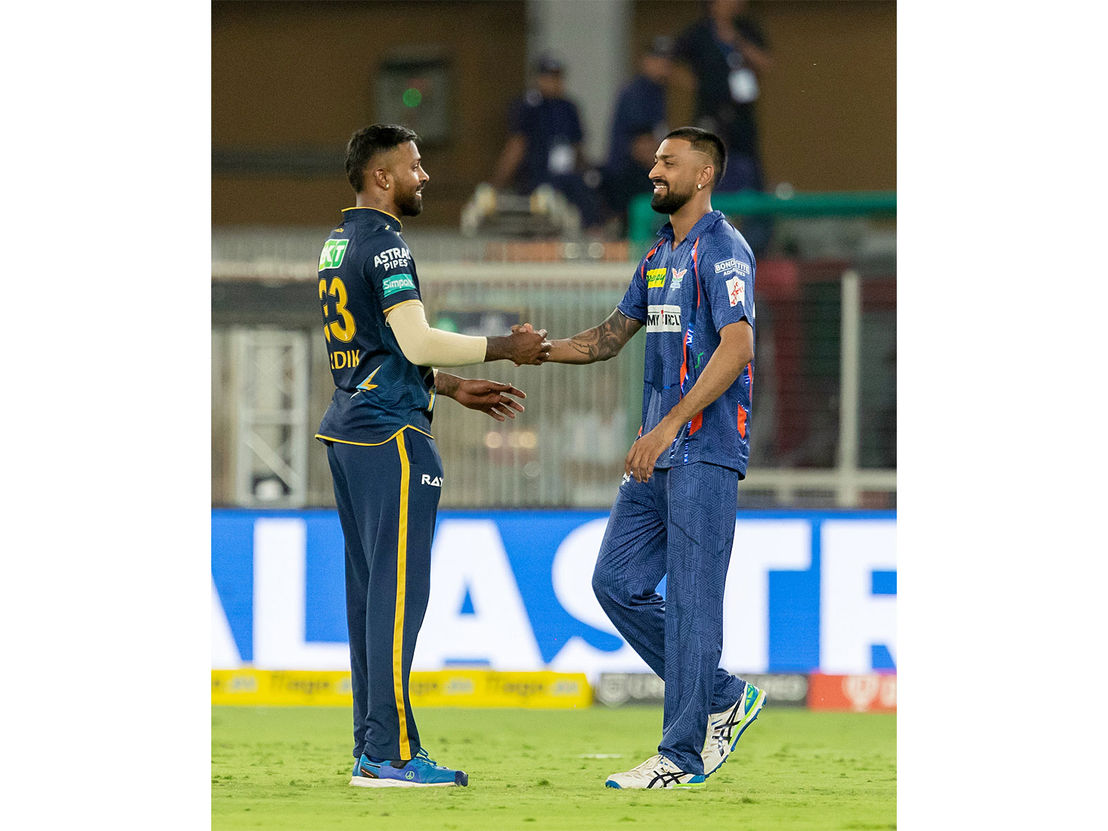 Krunal and Hardik Pandya. (Photo: ANI)
