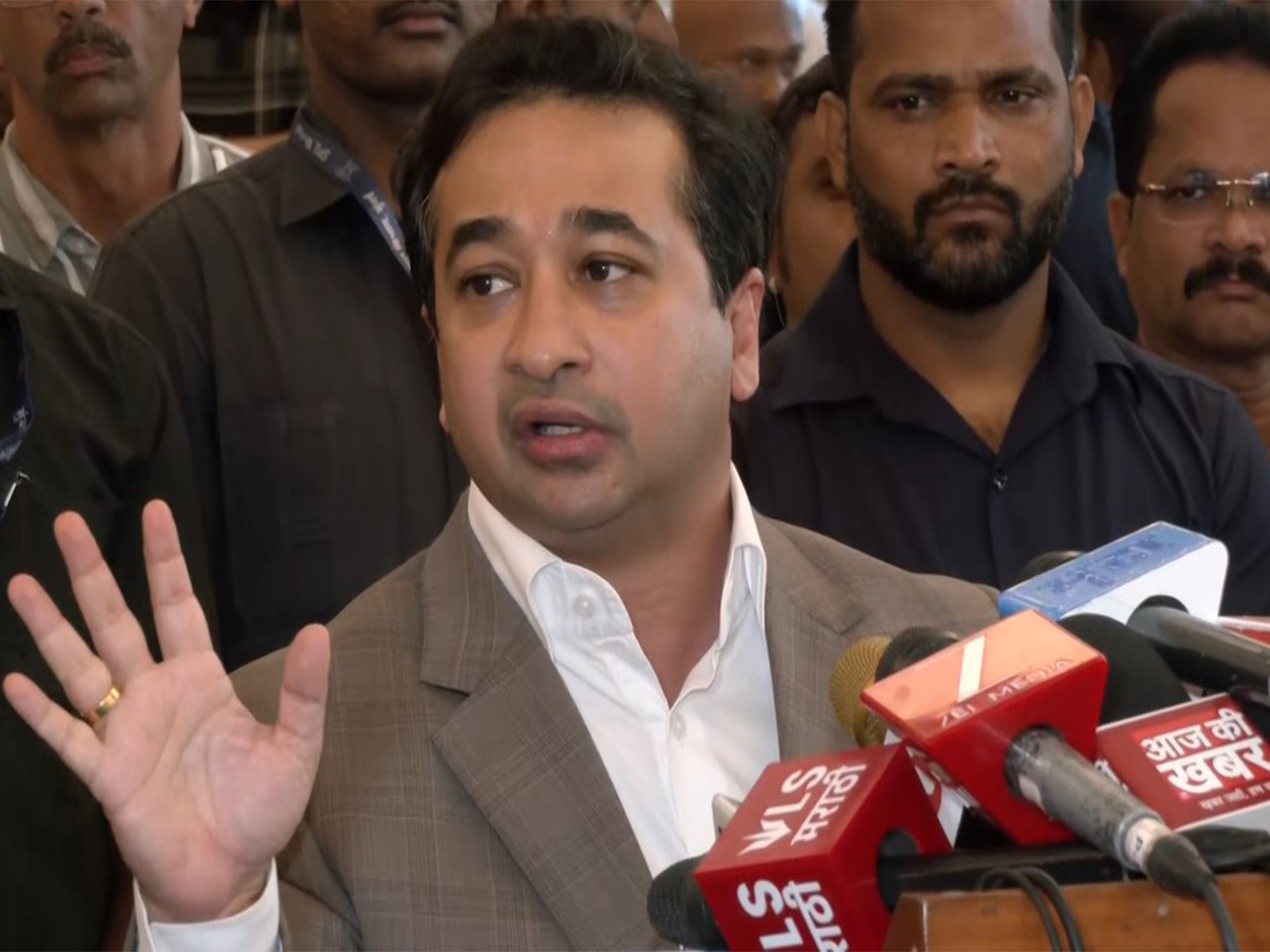 Maharashtra Cabinet Minister Nitesh Rane (Photo/ANI)