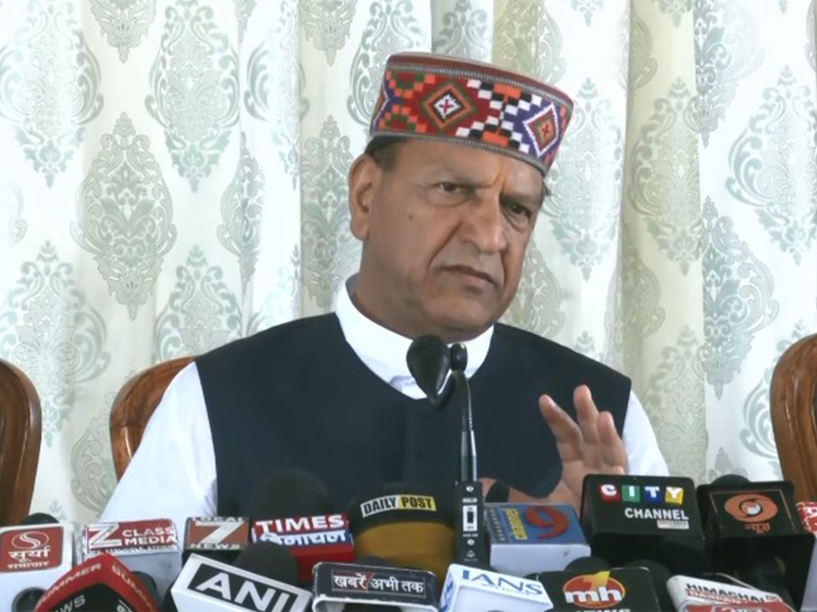 Himachal Pradesh BJP president Rajiv Bindal (Photo/ANI)