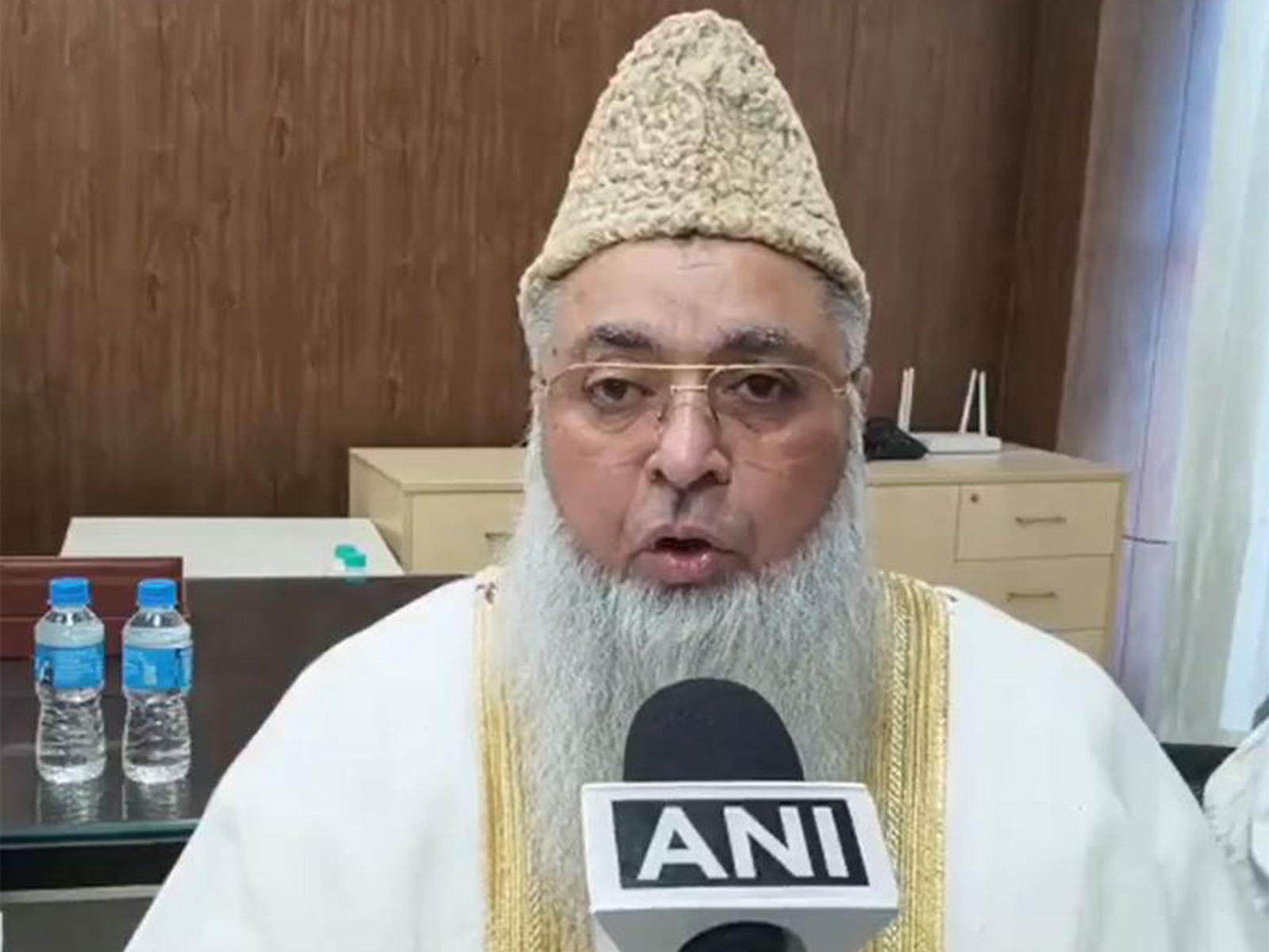 Dr Umer Ahmed Ilyasi, Chief Imam of the All India Imam Organisation (Photo/ANI)