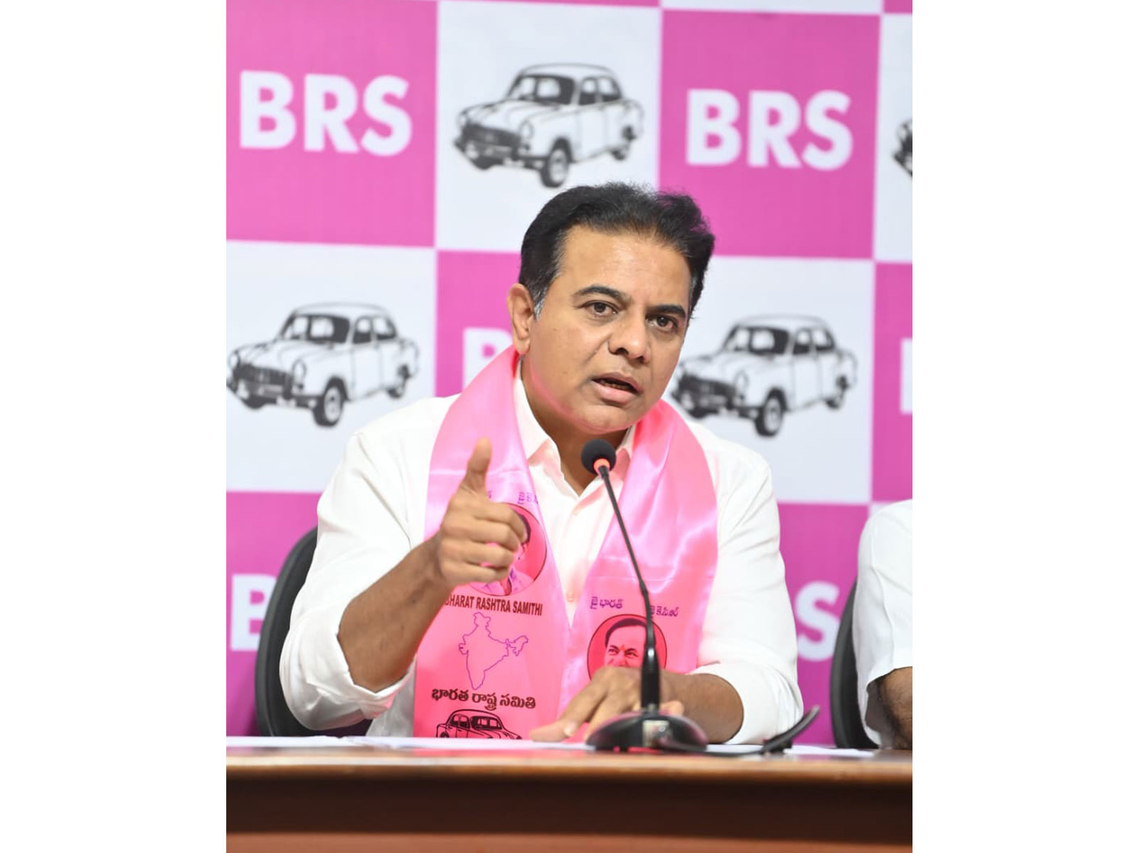 BRS Working President K. T. Rama Rao (Photo/ANI)