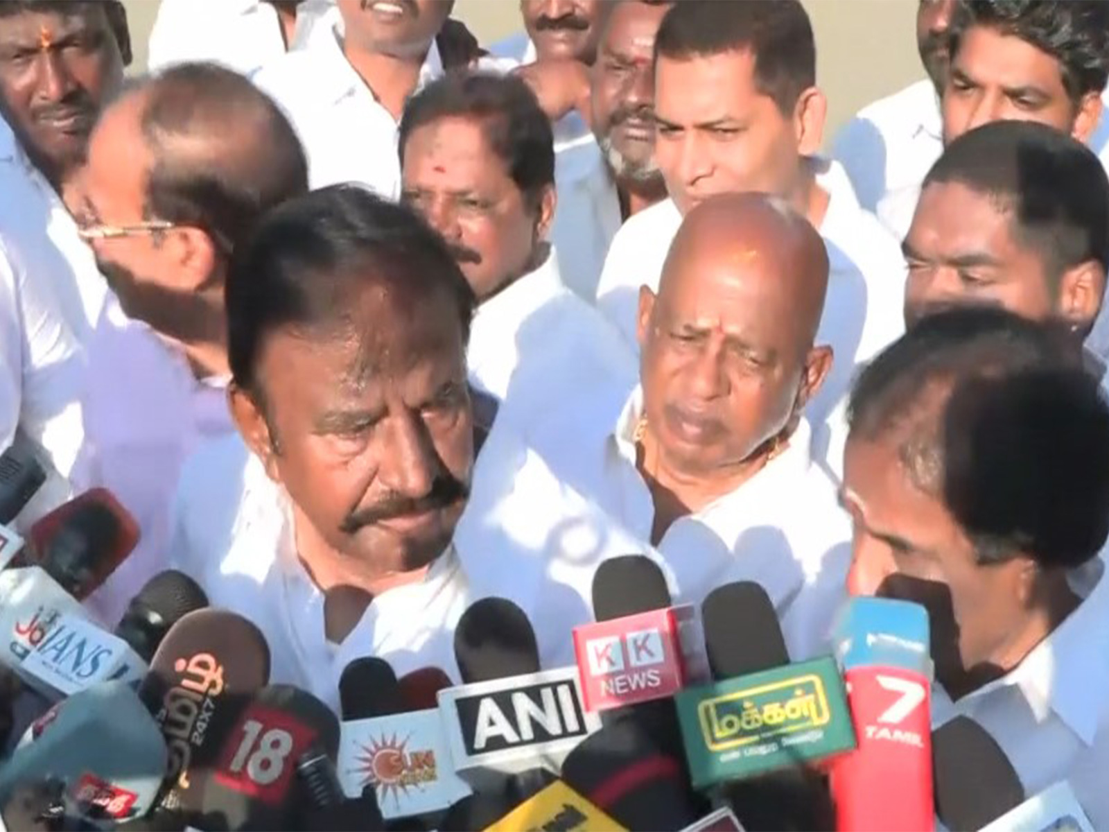 DMK Principal Secretary KN Nehru (Photo/ANI)