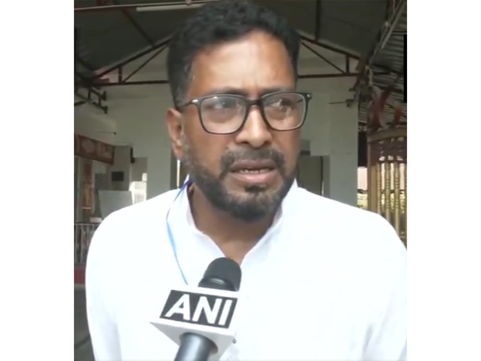 BJP candidate from Siliguri Assembly Constituency Shankar Ghosh (Photo/ANI)