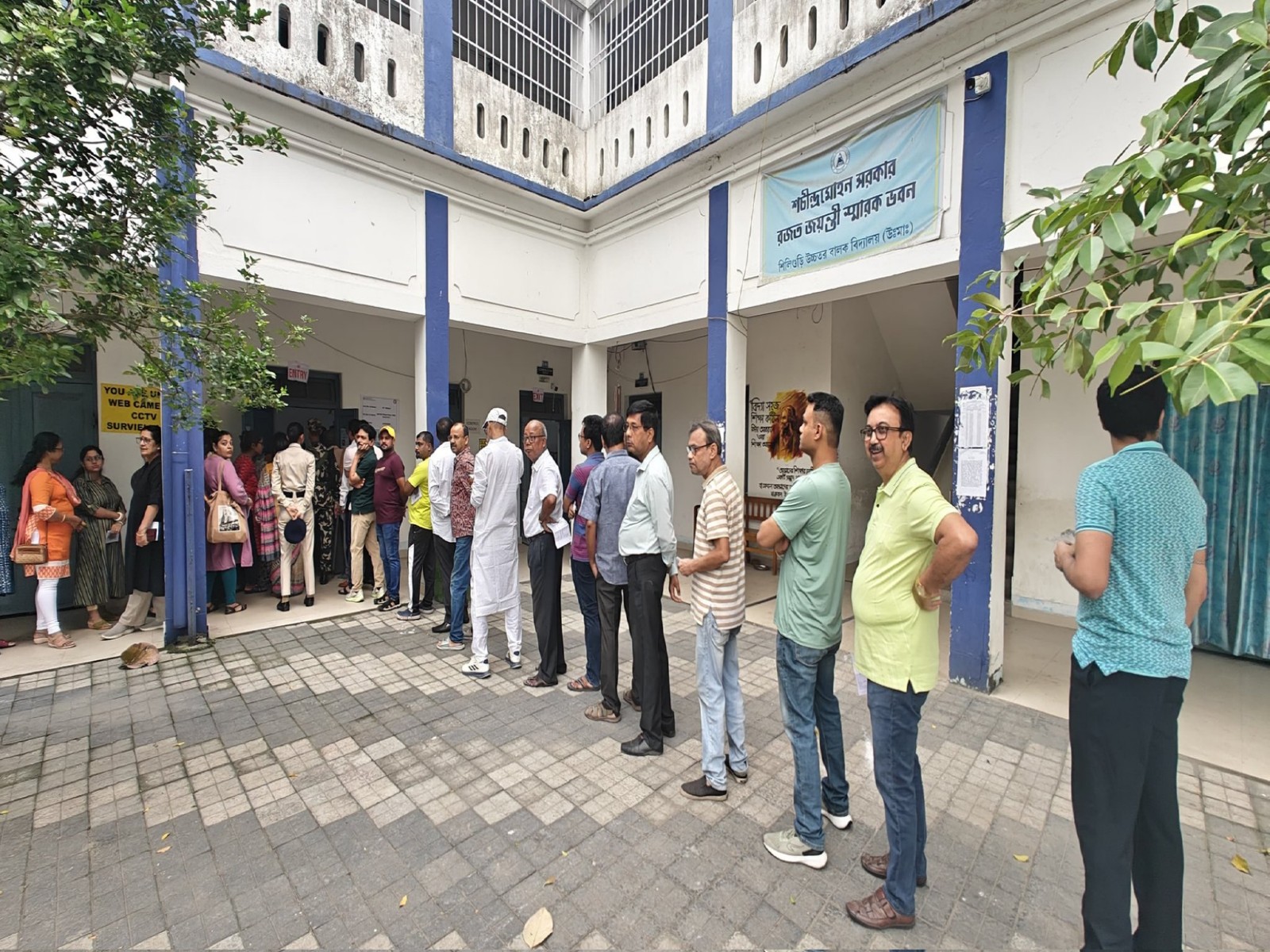 Polling underway for West Bengal election (Photo/X@ECISVEEP)