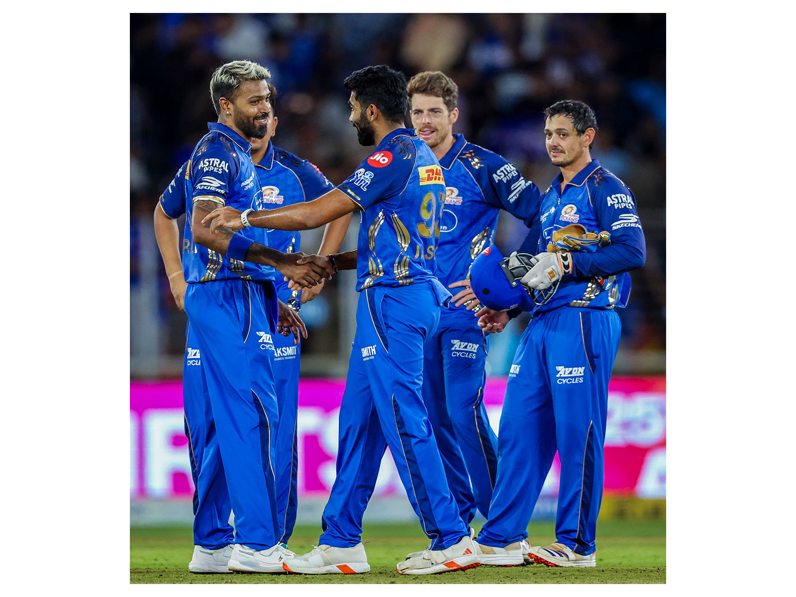 Mumbai Indians. (Photo: ANI)