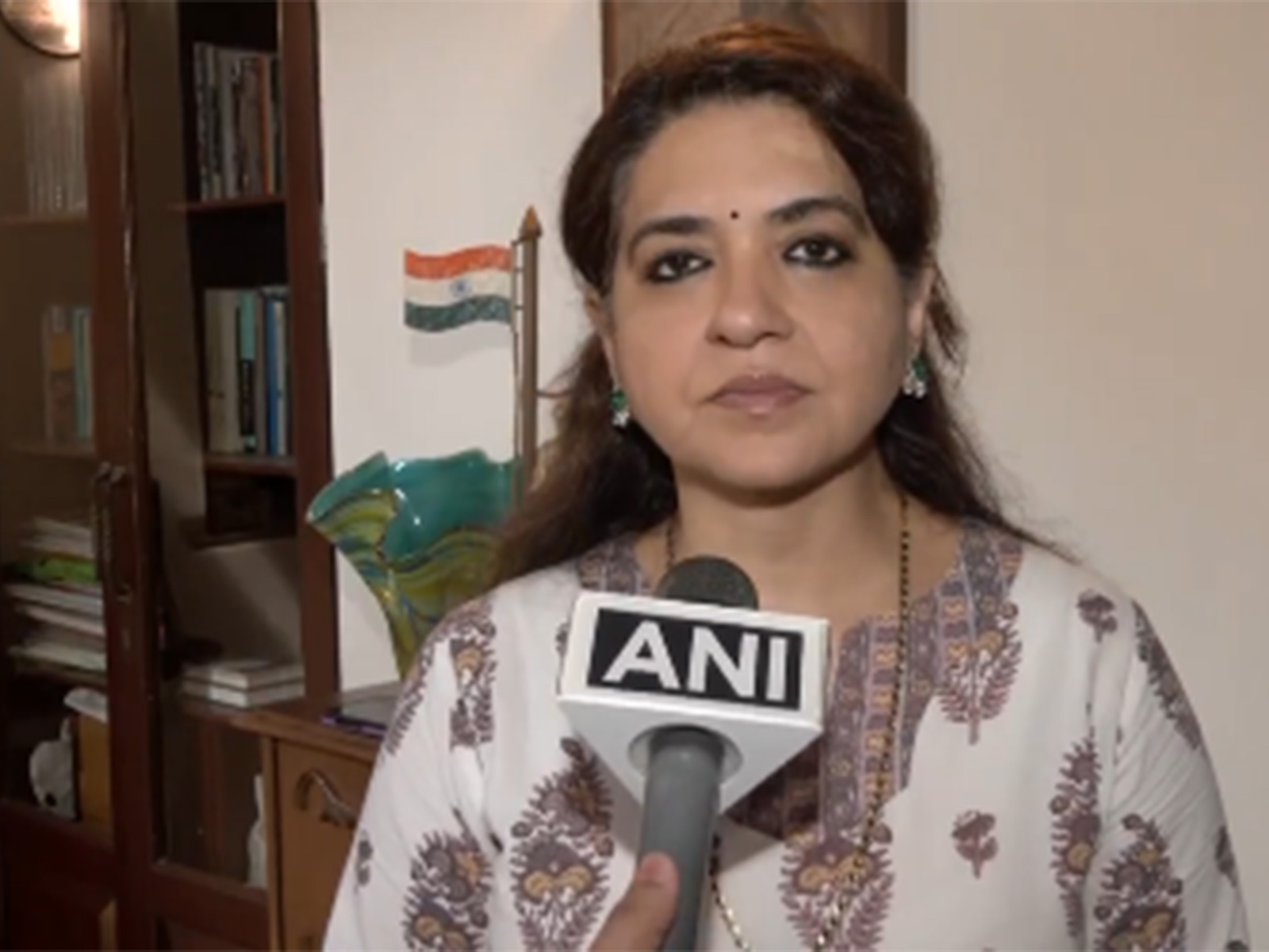 Shiv Sena leader Shaina NC (Photo/ANI)