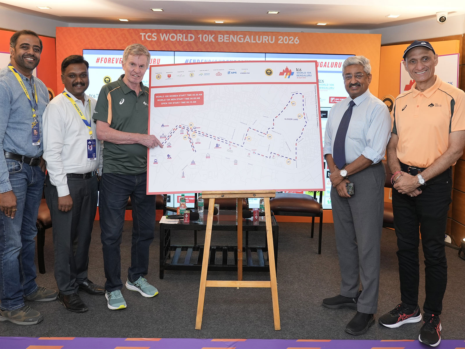 Technical press meet TCS World 10K 2026 (Photo: TCS World 10K Bengaluru)