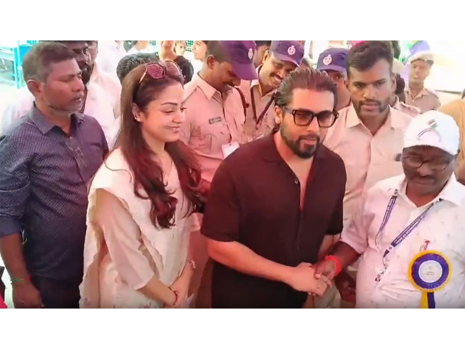 Actor Suriya and Jyothika (Photo/ANI)