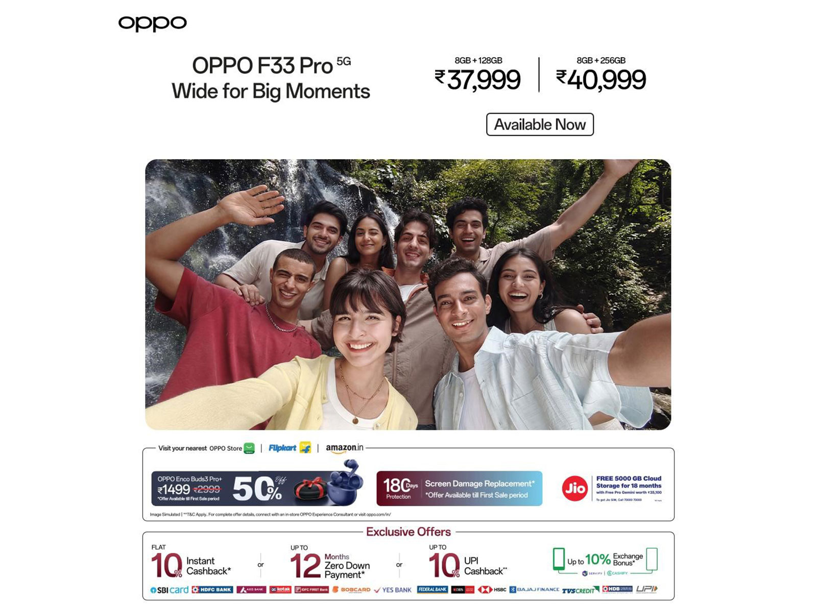 Mid-Range Selfie Champion, OPPO F33 Pro 5G Goes on Sale Today
