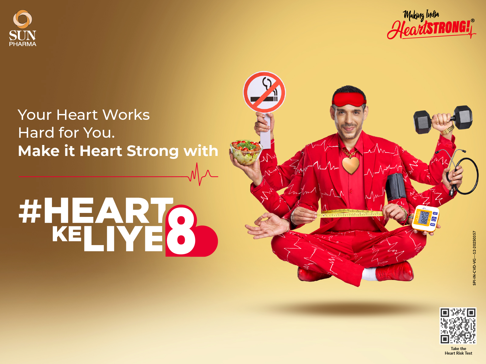 Sun Pharma's 'Heart ke Liye 8 - Making India Heart Strong' campaign crosses 24.1 million views, amplifying heart health awareness