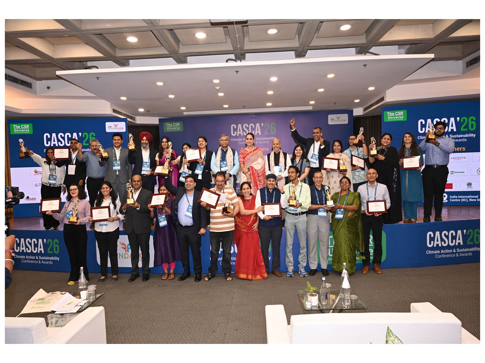 Dr. Payal Kanodia, Chairperson & Trustee, M3M Foundation, with the awardees at CASCA'26