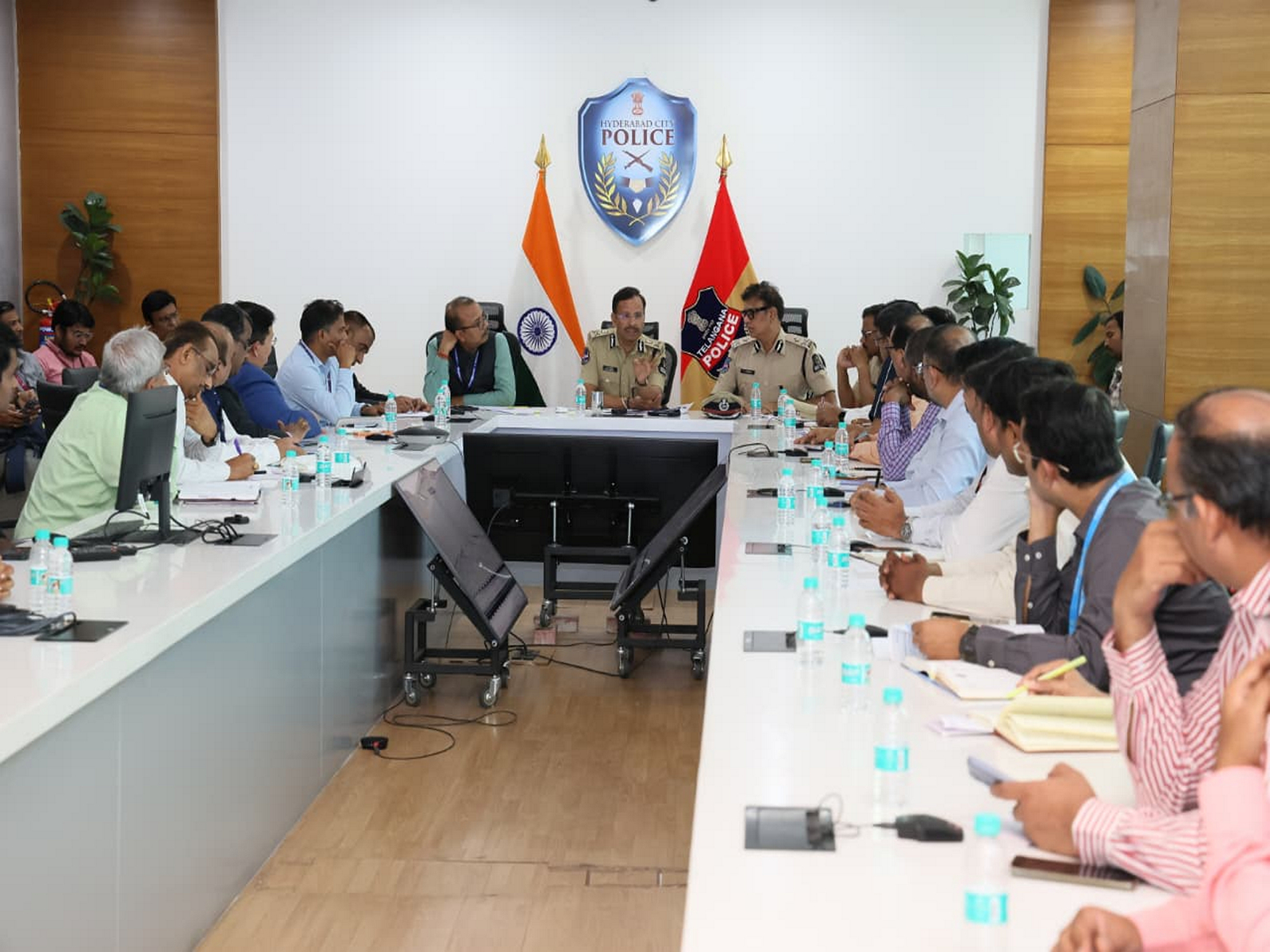 Hyderabad Police hold Bankers coordination meeting on Operation Octopus (Photo/Hyderabad Police)