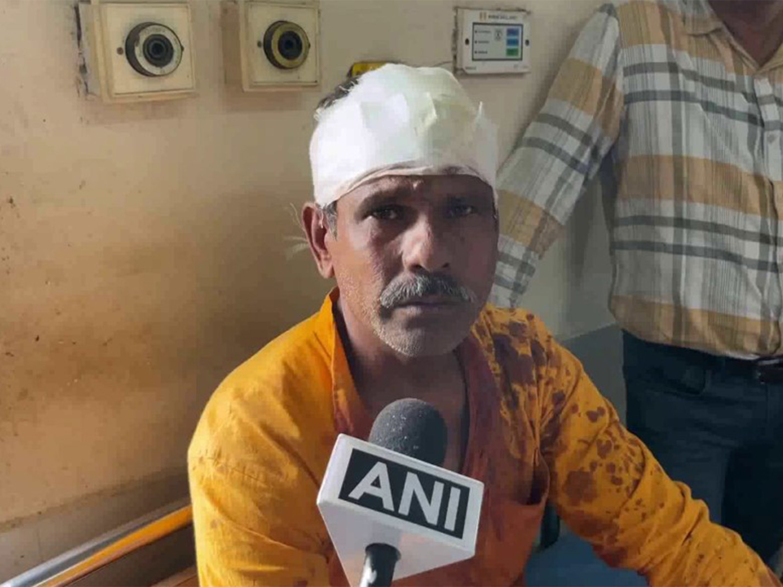 BJP's Debasis Ojha's election agent Biswajit Mandal (Photo/ANI)