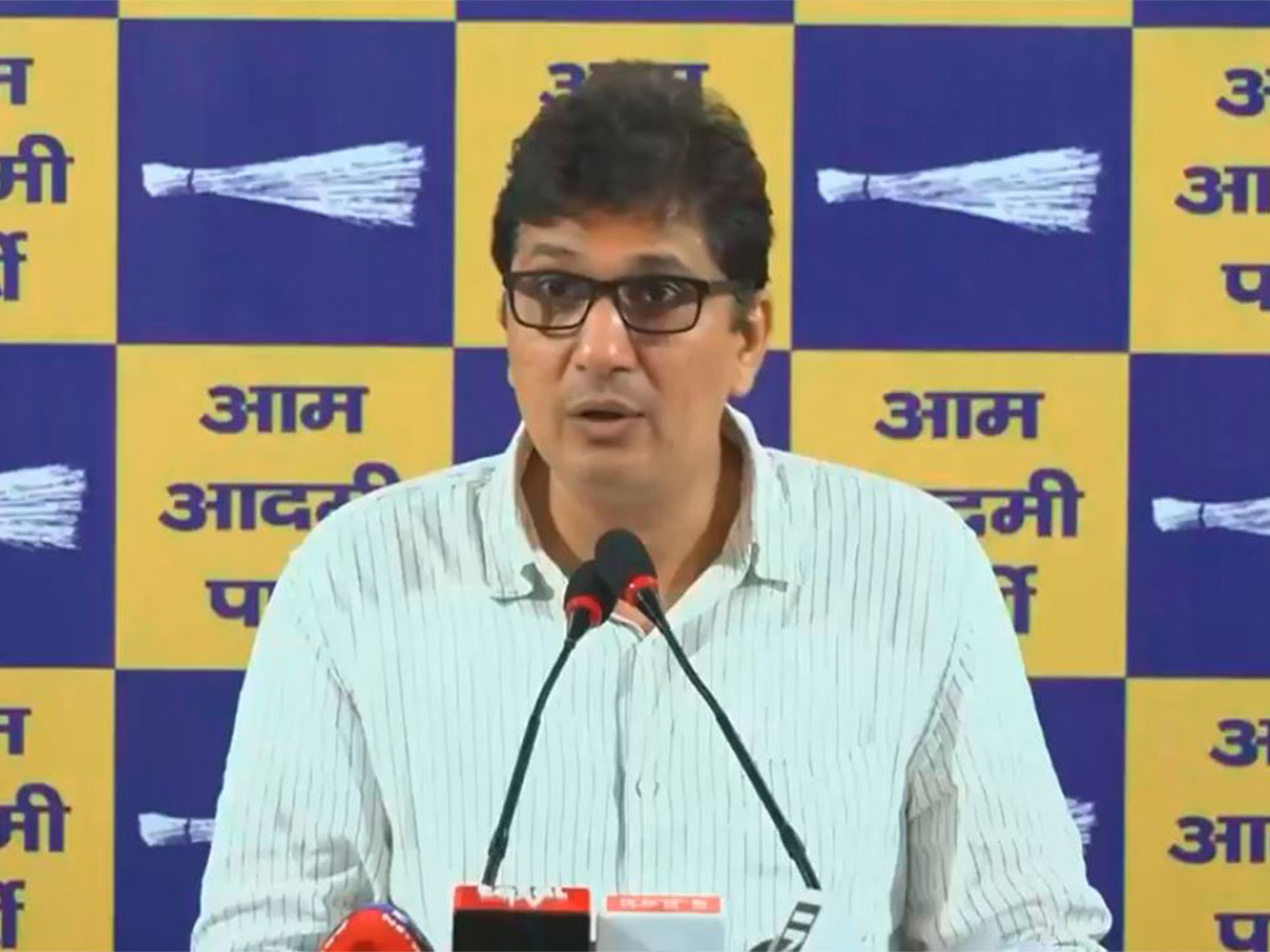 AAP leader Saurabh Bharadwaj (Photo/@Saurabh_mlagk)