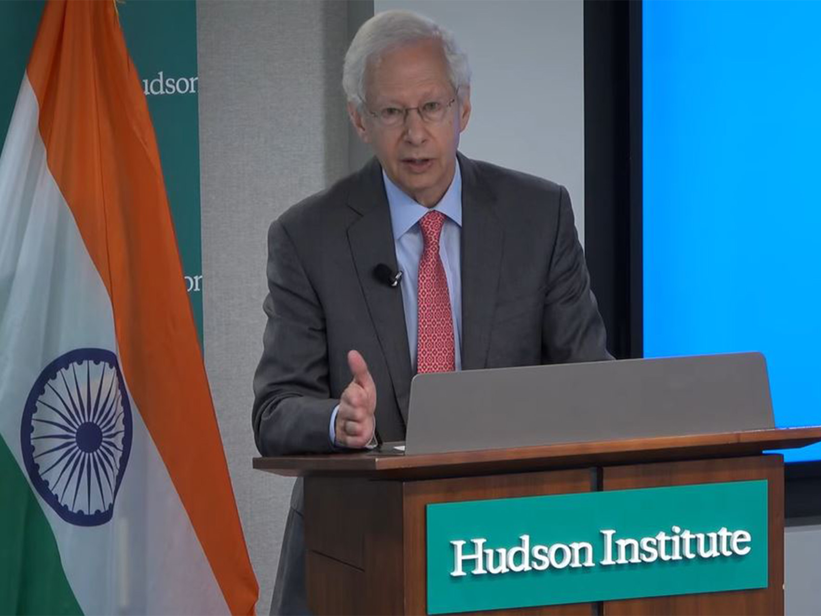 Former US Ambassador to India Kenneth Juster (Photo/Youtube@HudsonInstitute)