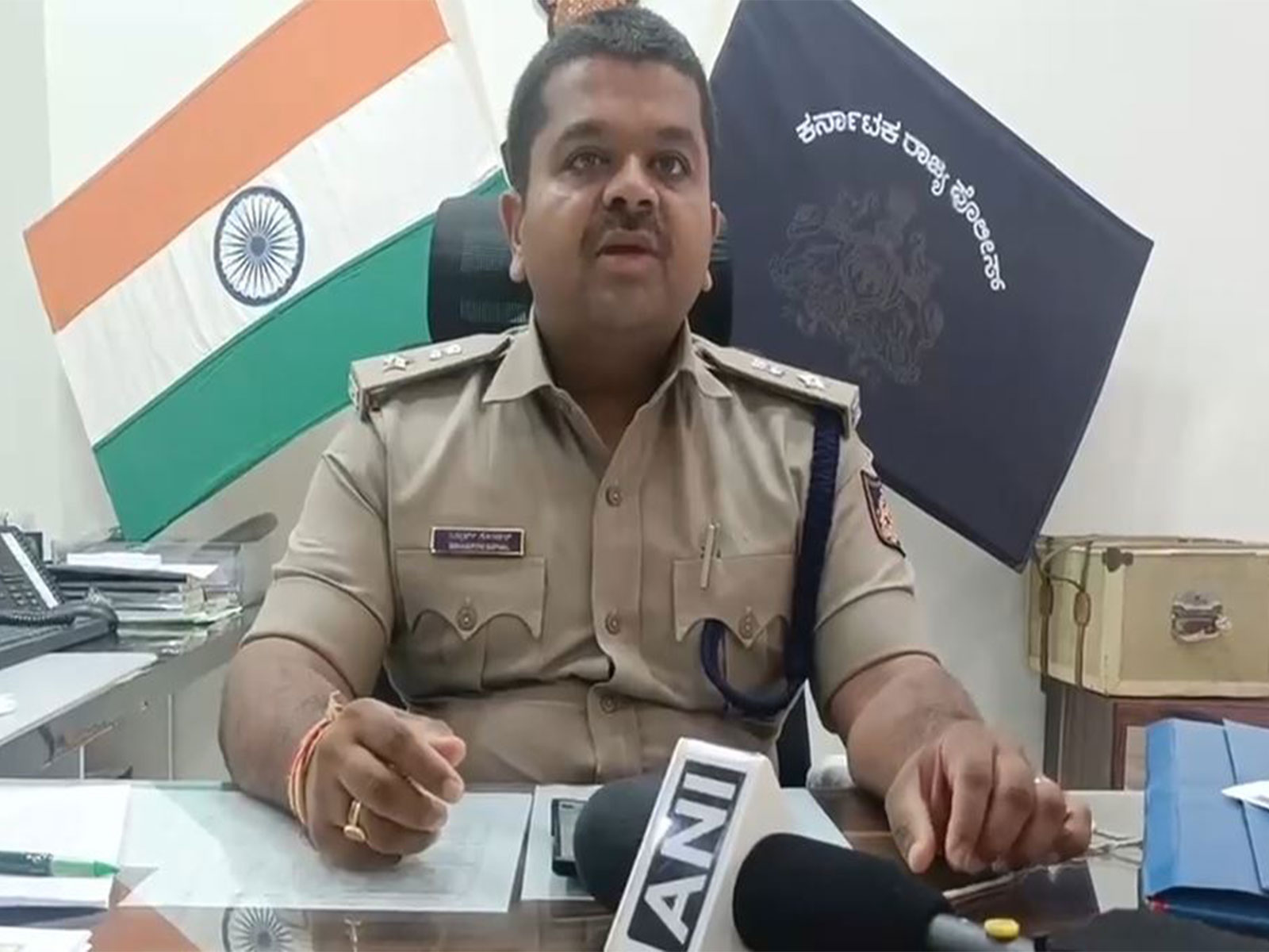 Bagalkote SP Siddharth Goyal (Photo/ANI)