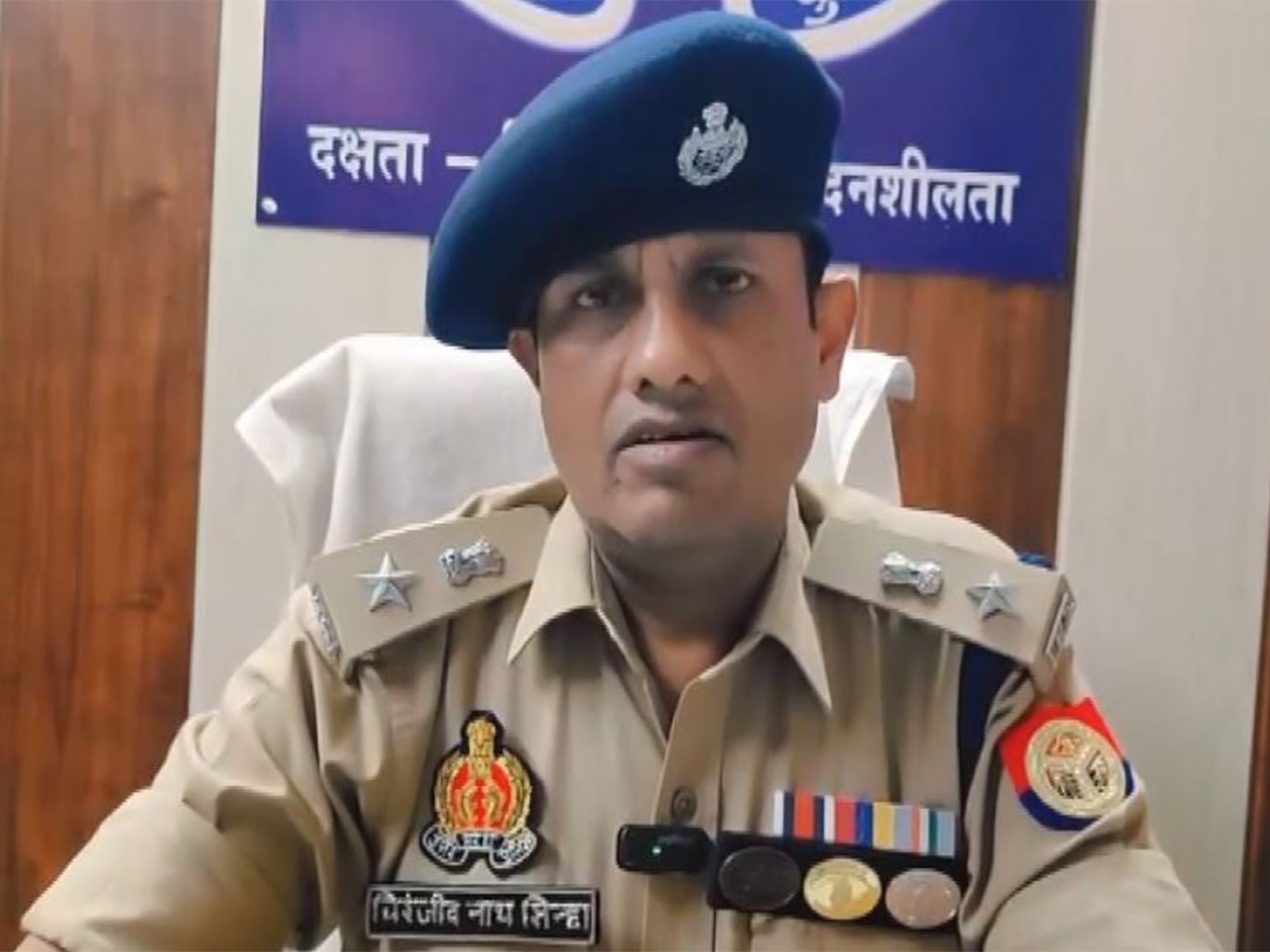 SP Chiranjeev Nath Sinha (Photo/Hathras Police)