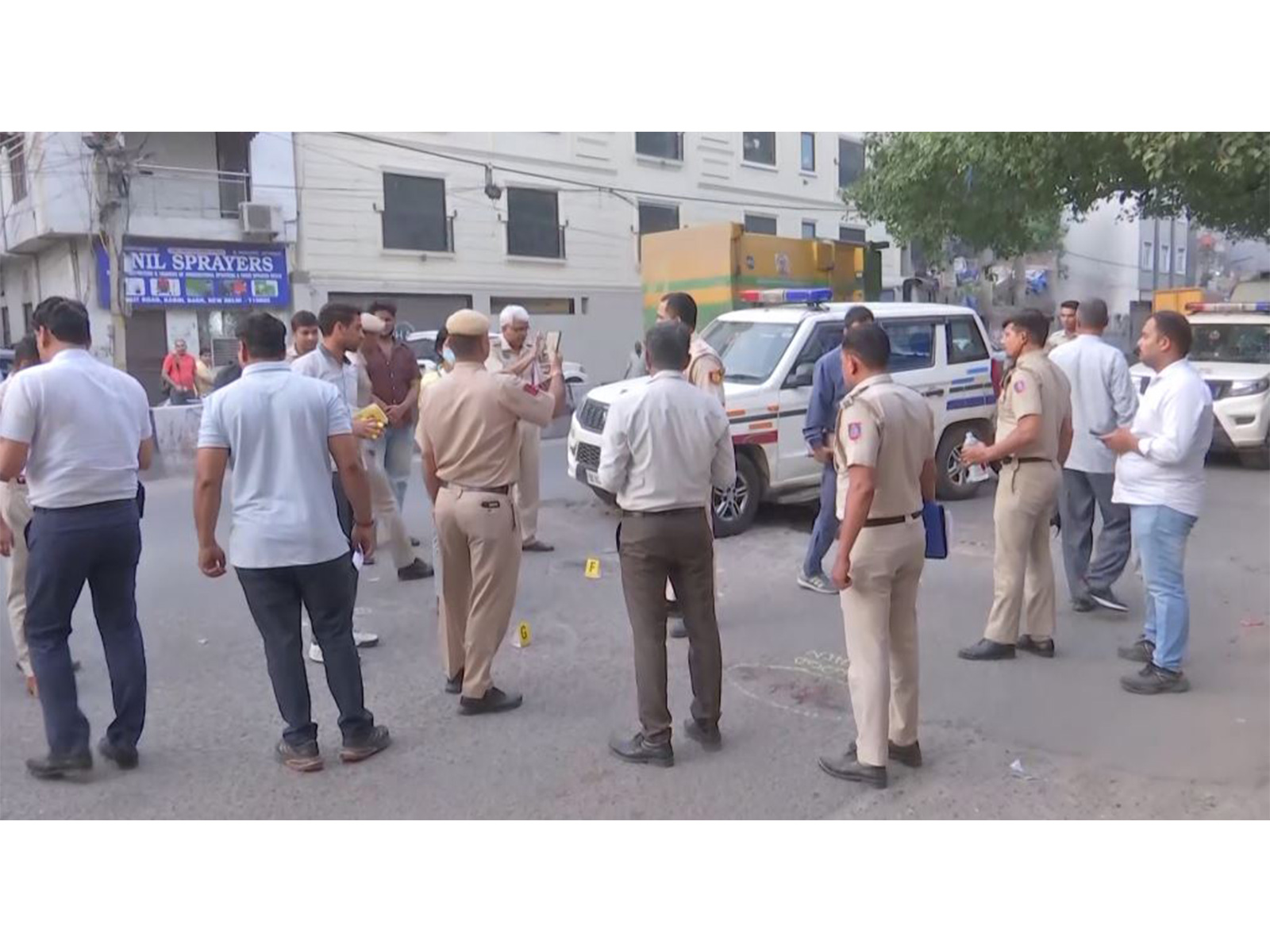 Visual from the spot of the firing incident (Photo/ANI)