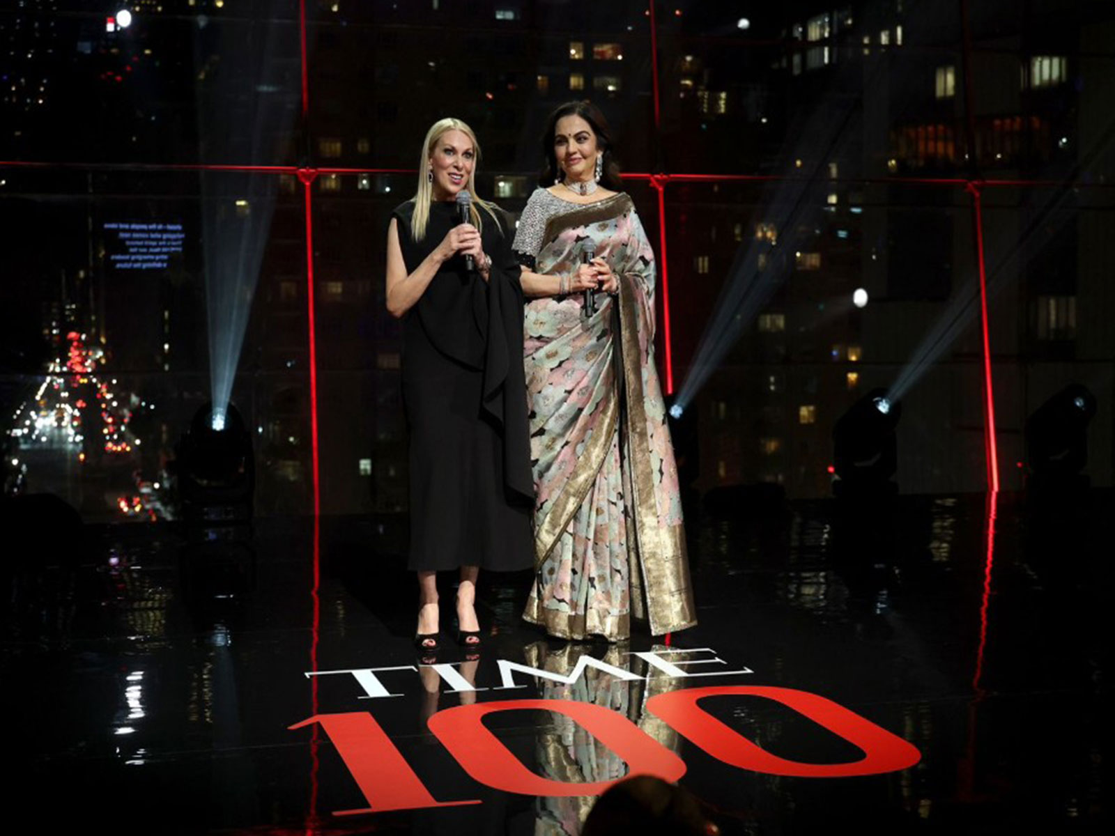 TIME Chief Executive Officer Jessica Sibley, Reliance Foundation Founder and Chairperson Nita Mukesh Ambani (Photo/ Reliance)