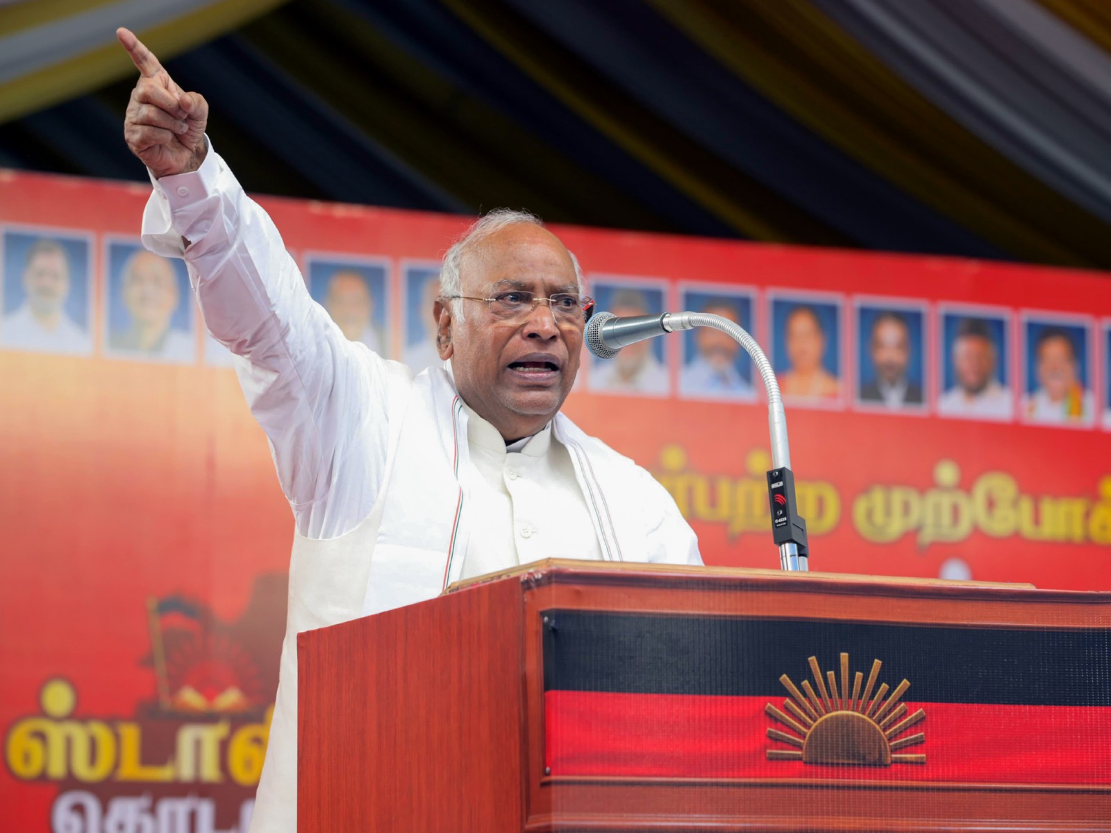 Congress President and Rajya Sabha LoP Mallikarjun Kharge (File Photo/ANI)