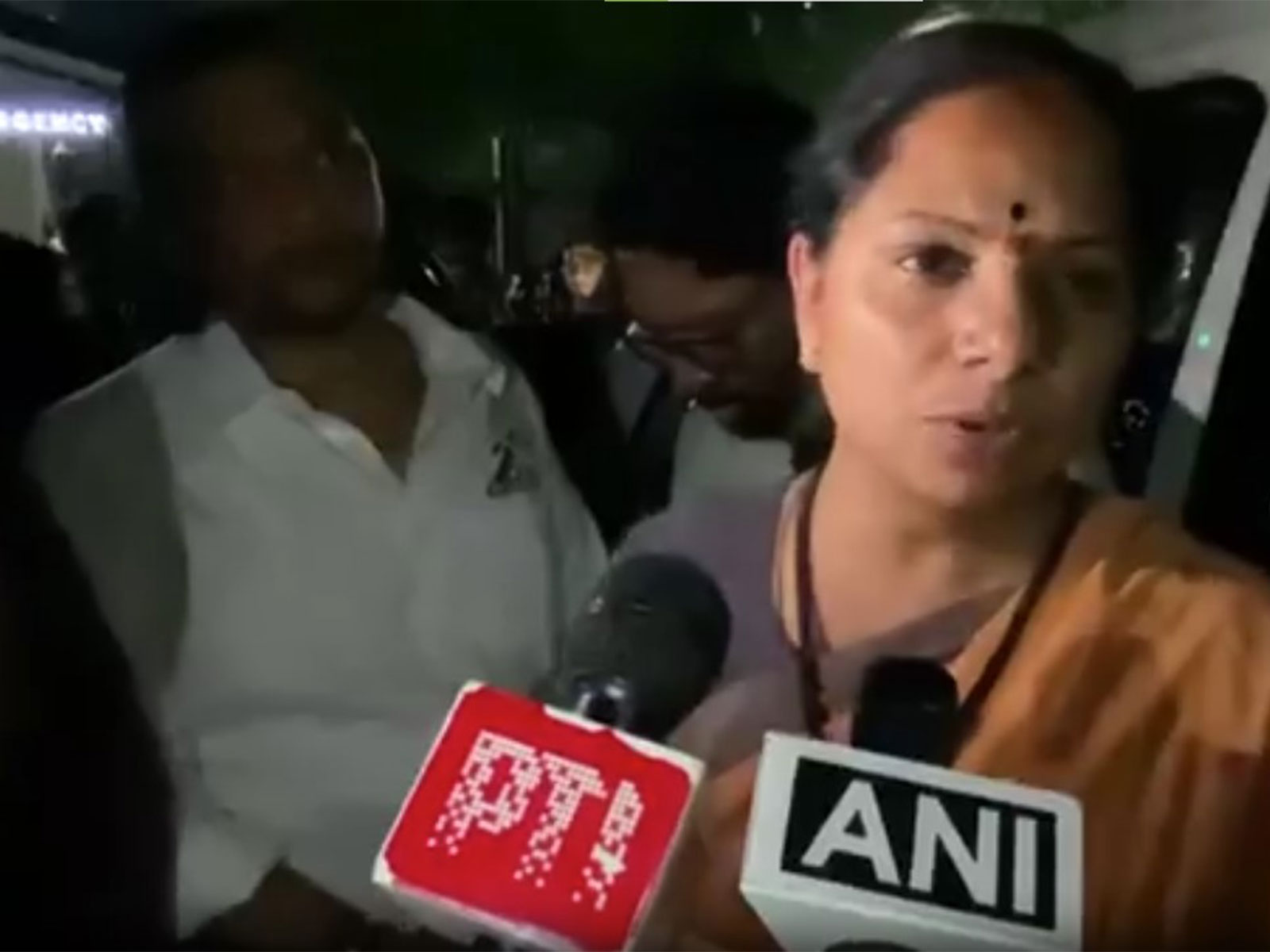 Telangana Jagruthi founder K Kavitha (Photo/ANI)