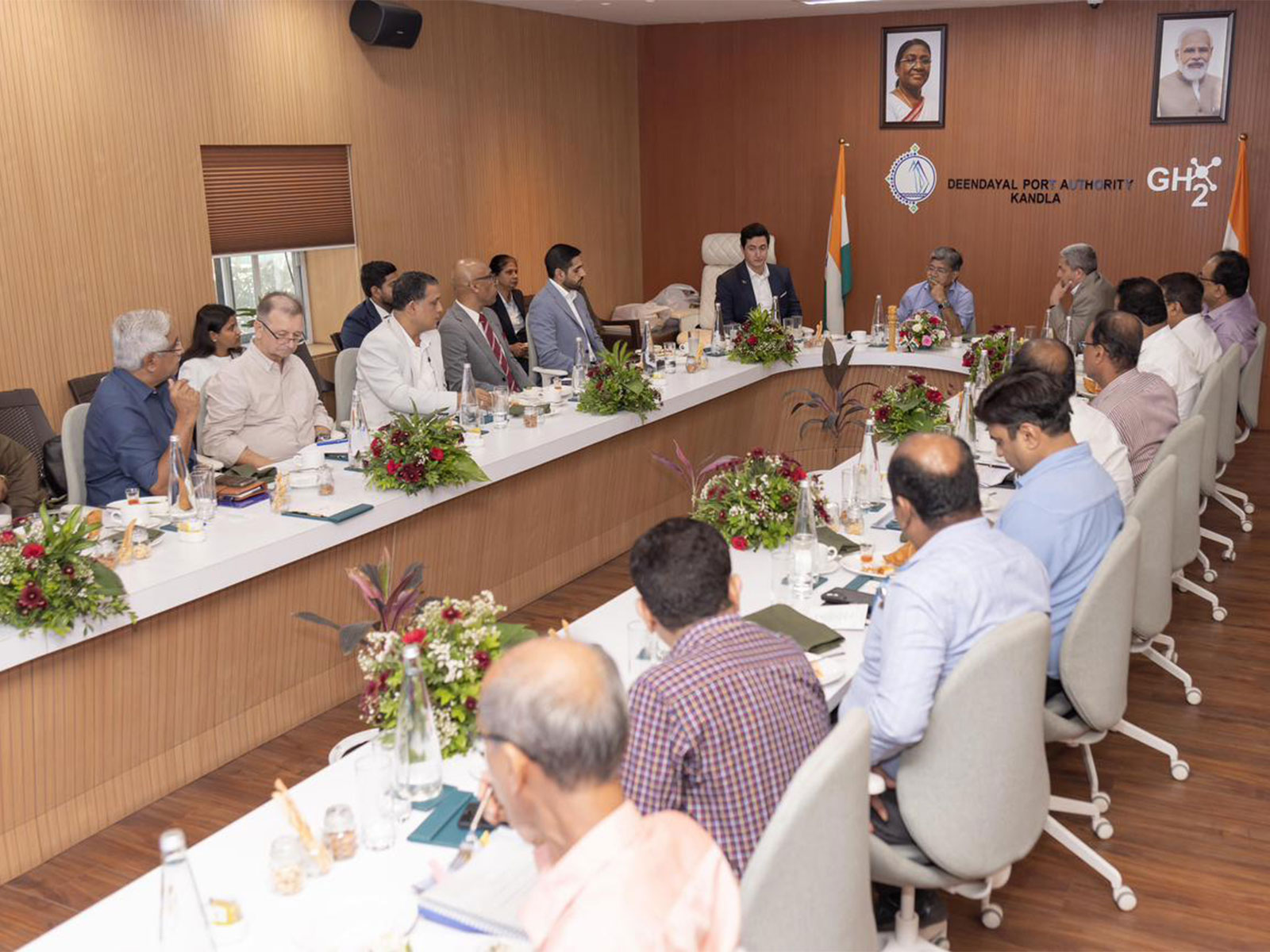 Stills from the discussion (Photo/@DPA, Kandla)