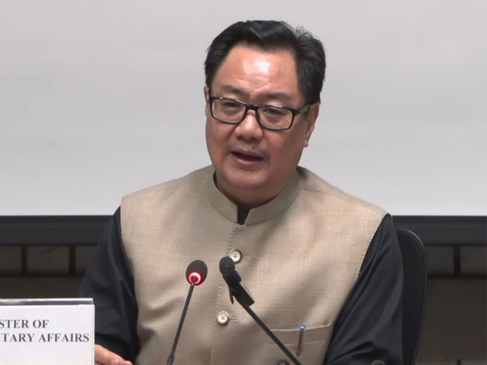 Union Parliamentary Affairs Minister Kiren Rijiju (Photo/ANI)