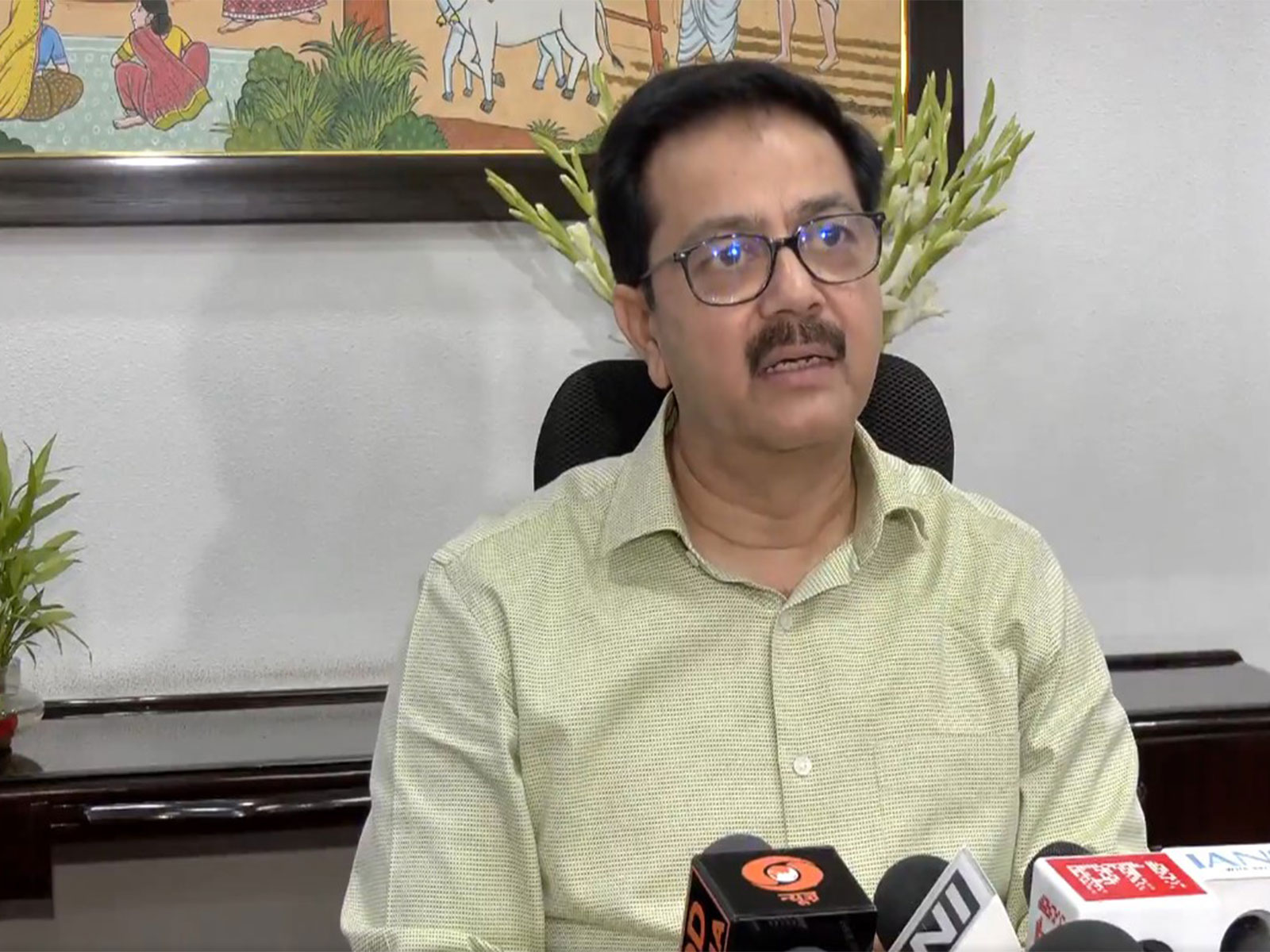 Panchayati Raj Secretary Vivek Bharadwaj (Photo/ANI)