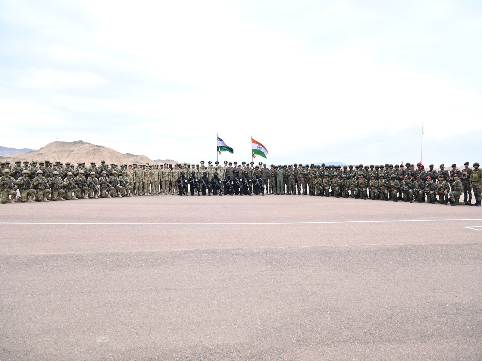  7th edition of the India-Uzbekistan Joint Military Exercise Dustlik (Photo: X@adgpi)