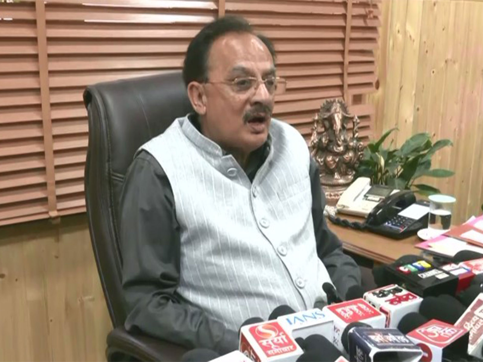 Himachal Pradesh Industries Minister Harshwardhan Chauhan (Photo/ANI)