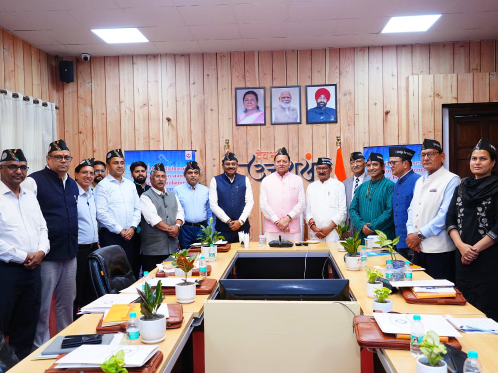 CM Dhami chairs Himalayan States Coordination meeting (Photo/UttarakhandCMO)