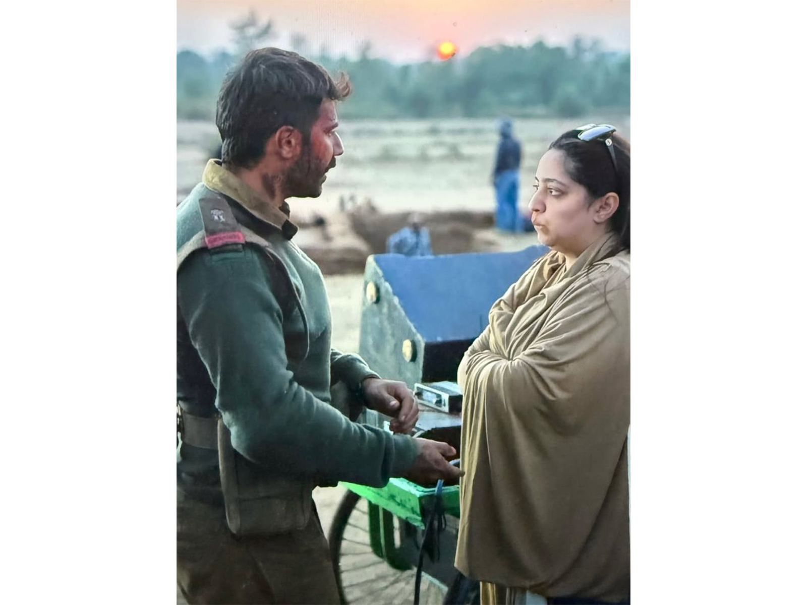 Varun Dhawan with 'Border 2' producer Nidhi Dutta (Photo/Instagram@nidhiduttaofficial)