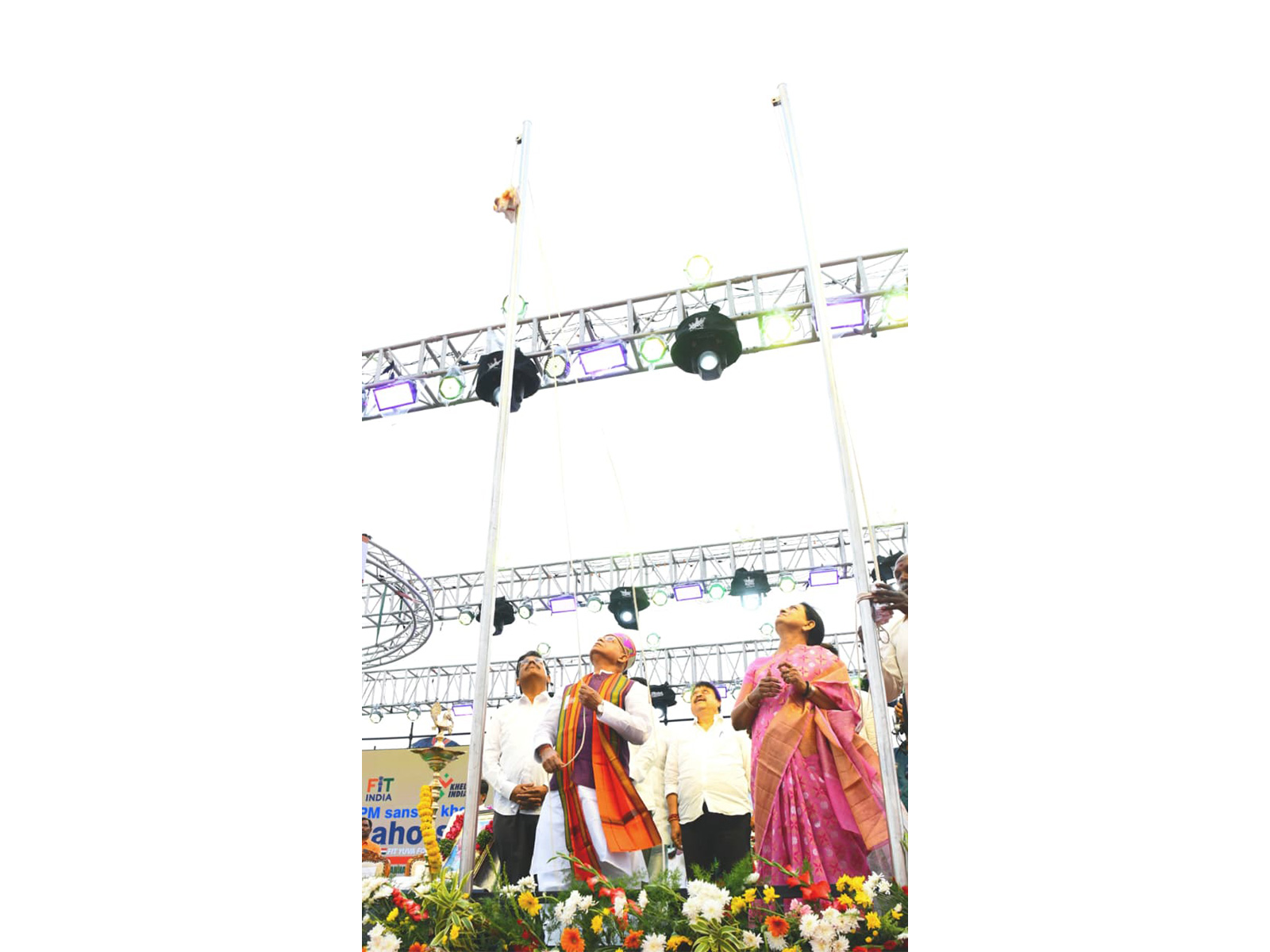 Telangana Governor Shiv Pratap Shukla at Pradhan Mantri Sansad Khel Mahotsav, 2026 (Photo: Lok Bhavan Telangana)