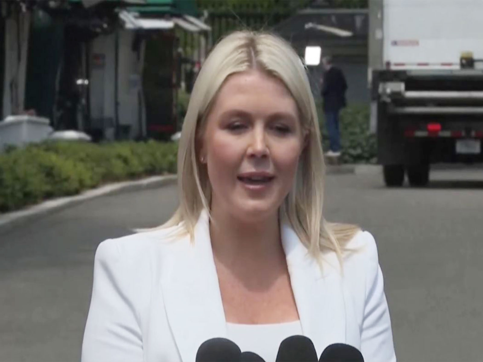 White House Press Secretary Karoline Leavitt (Photo/US Network Pool via Reuters)