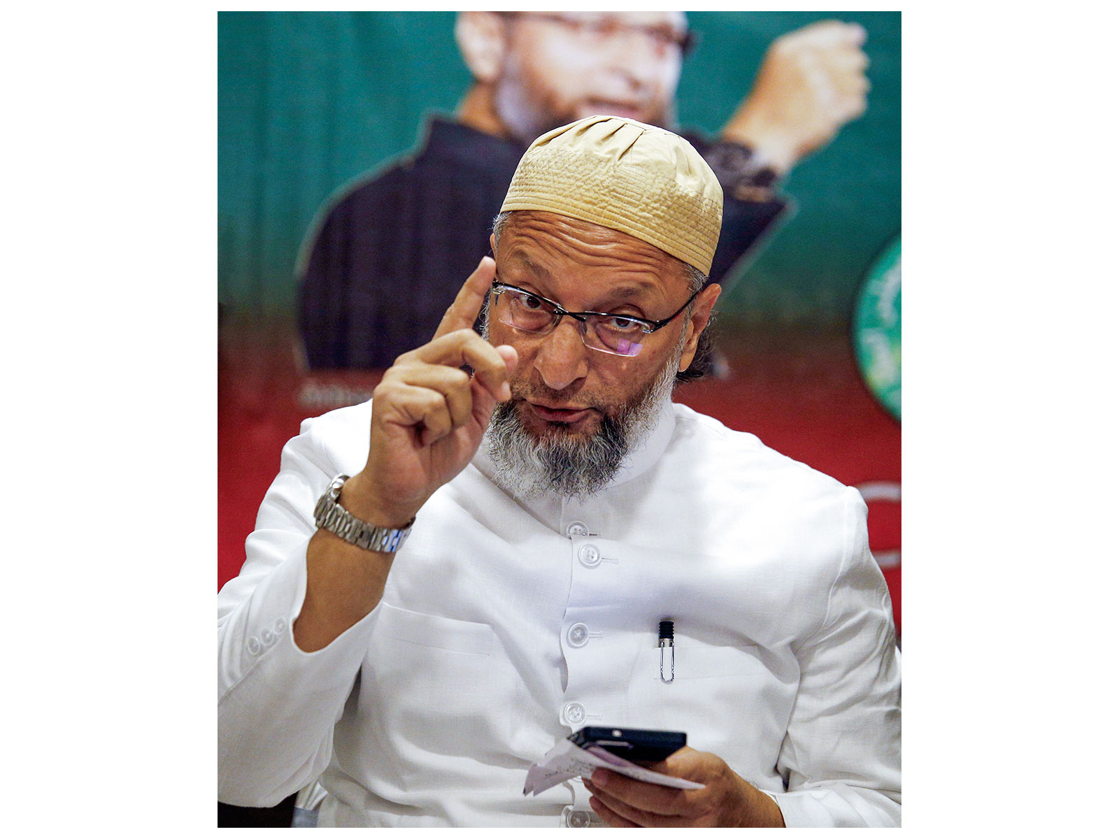 All India Majlis-e-Ittehadul Muslimeen (AIMIM) chief Asaduddin Owaisi (Photo/ANI)