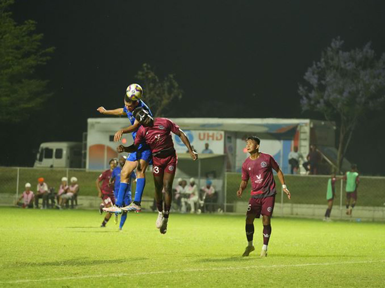 Sreenidi Deccan and Rajasthan United players in action (Photo: AIFF Media)