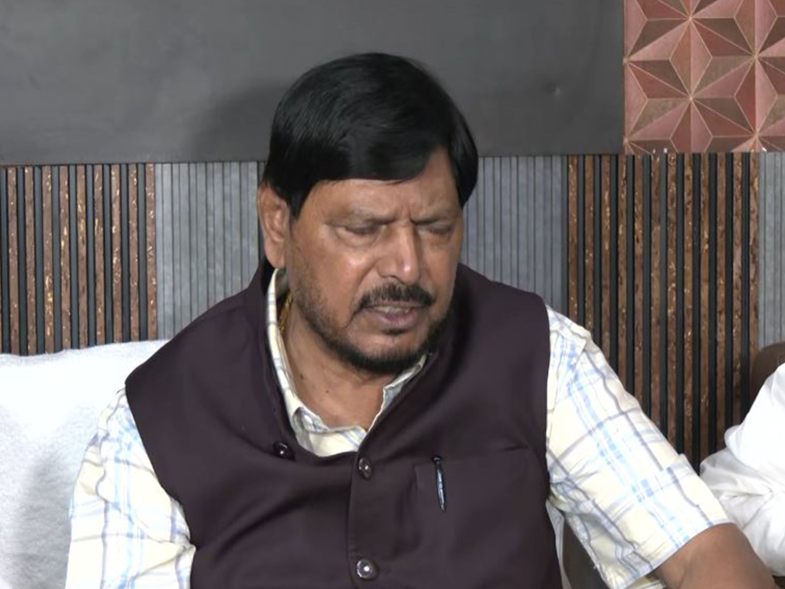Union Minister and RPI(A) president Ramdas Athawale (Photo/ANI)