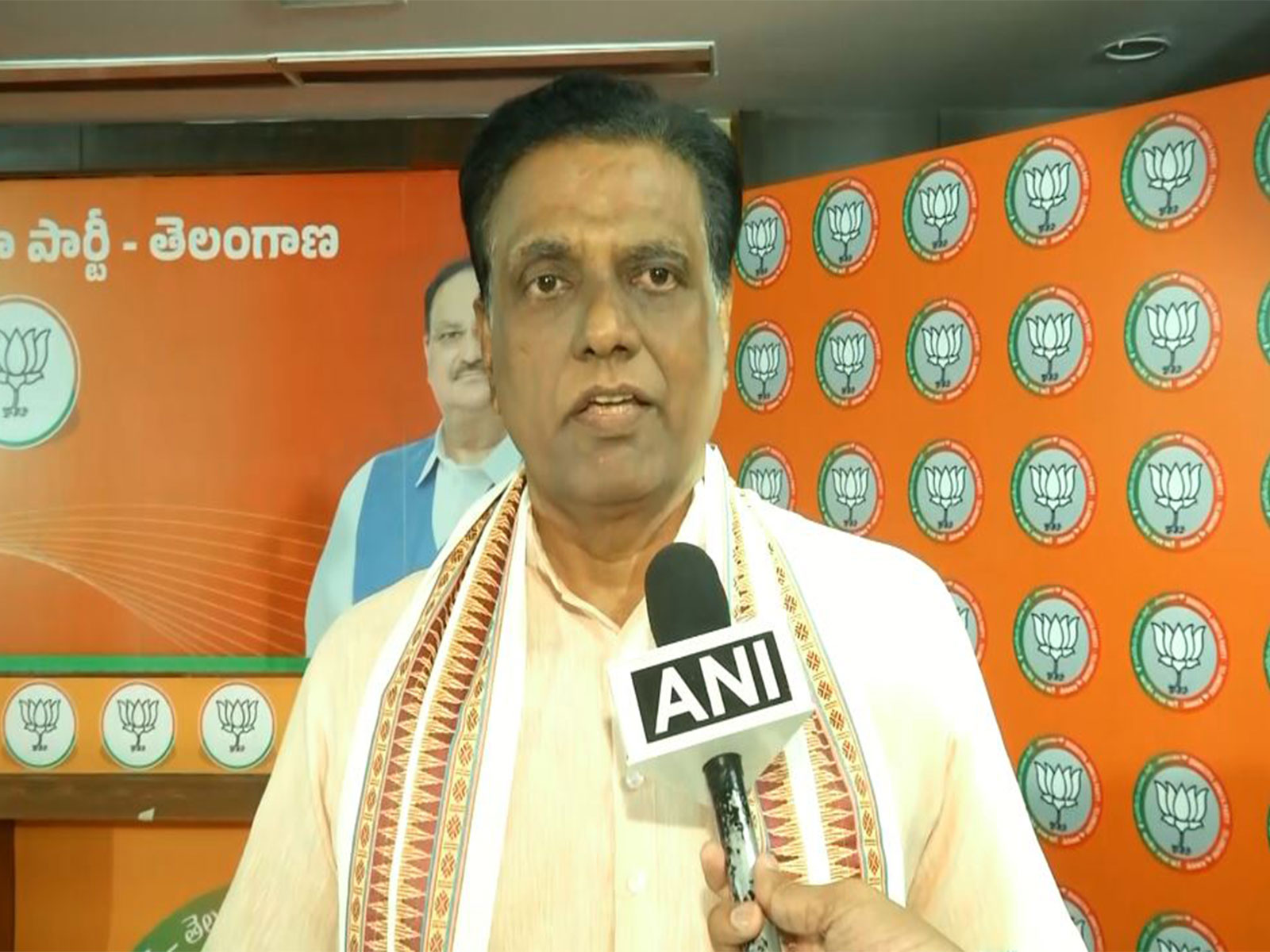 N V Subhash, Telangana state BJP chief official spokesperson and Media incharge (File Photo/ANI)