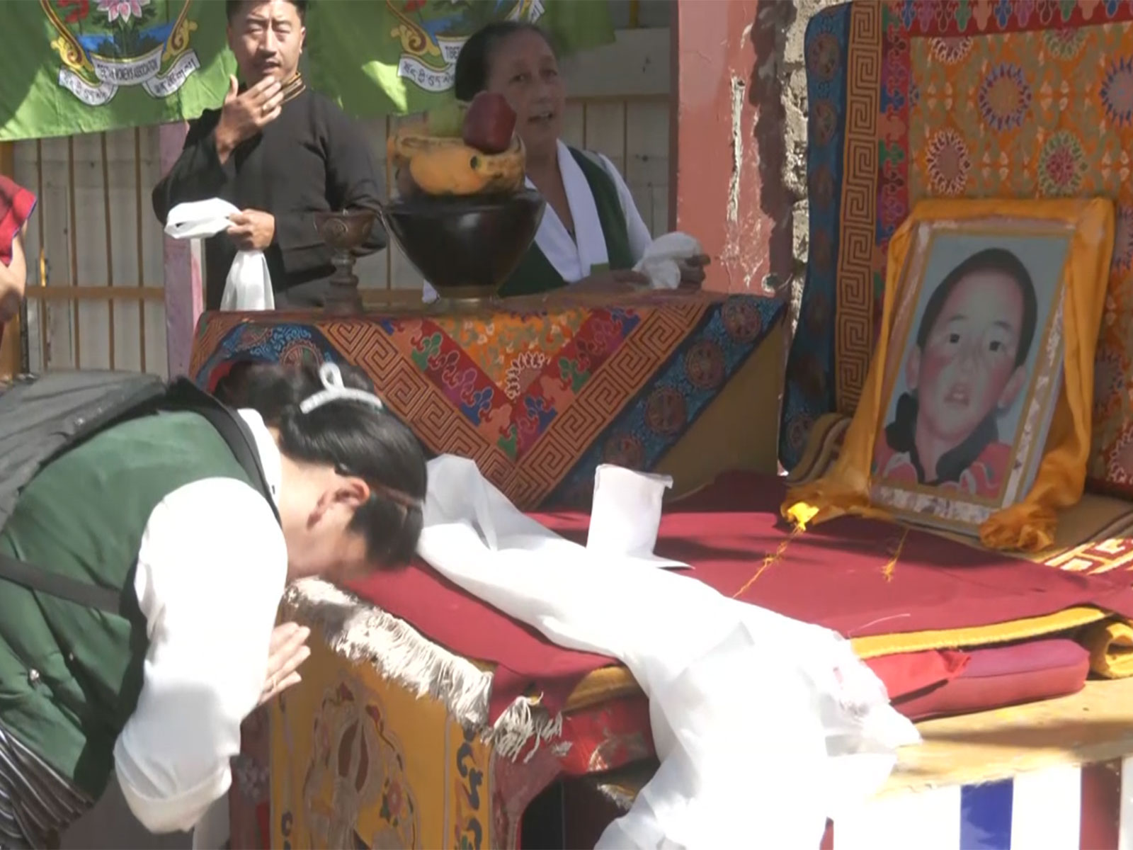 Tibetans-in-exile observe the 11th Panchen Lama (Photo/ANI)