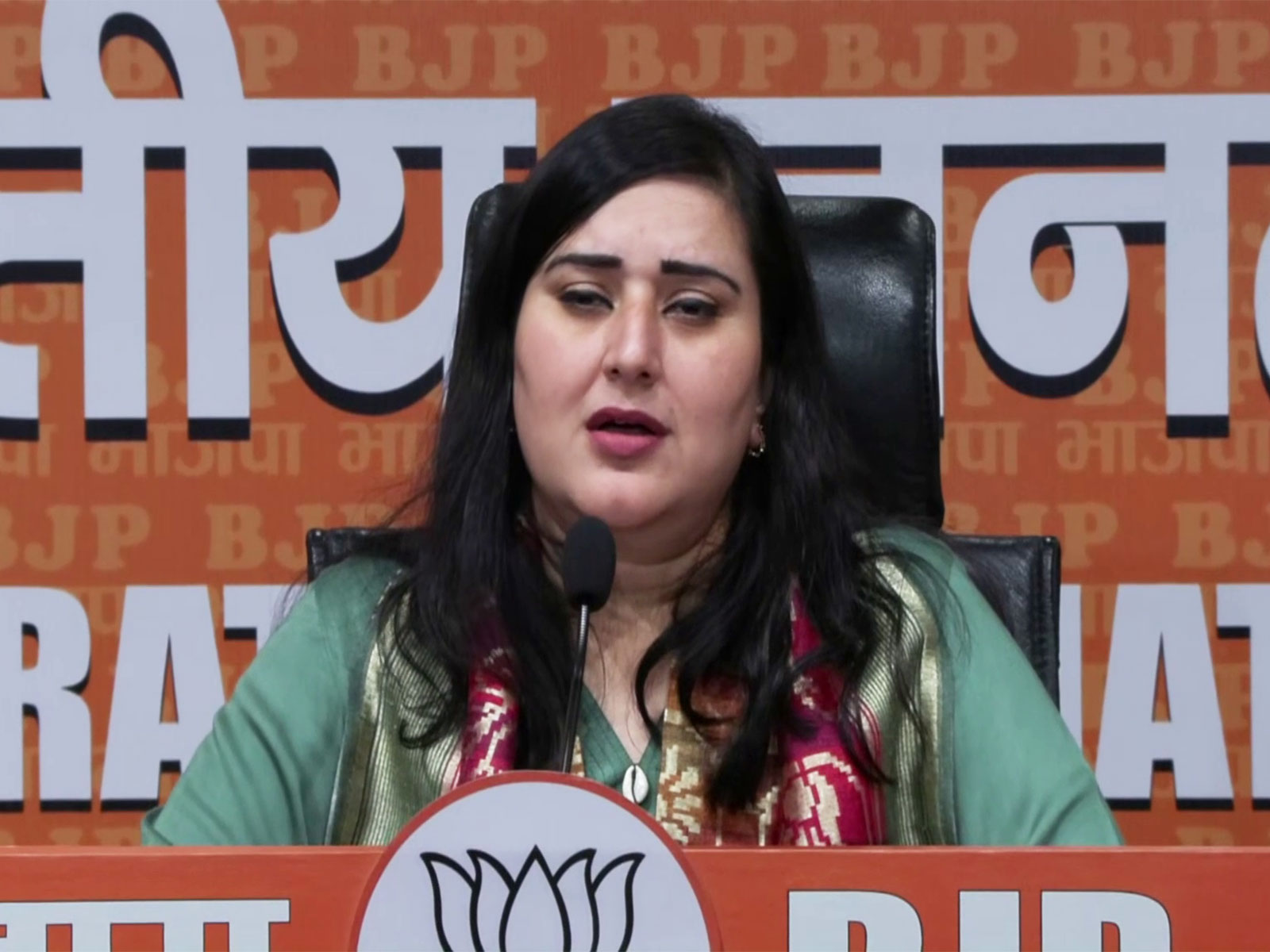  BJP leader Bansuri Swaraj (Photo/ANI) 