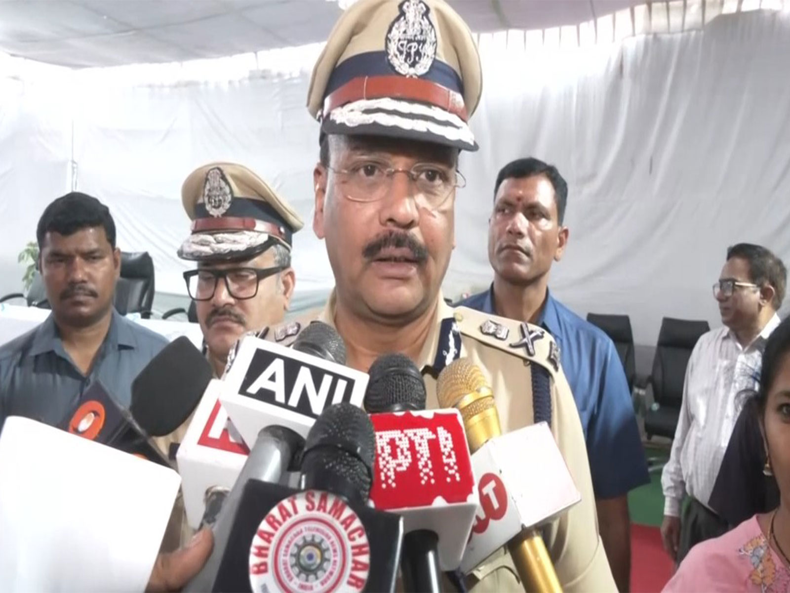 Telangana DGP B. Shivadhar Reddy (Photo/ANI)