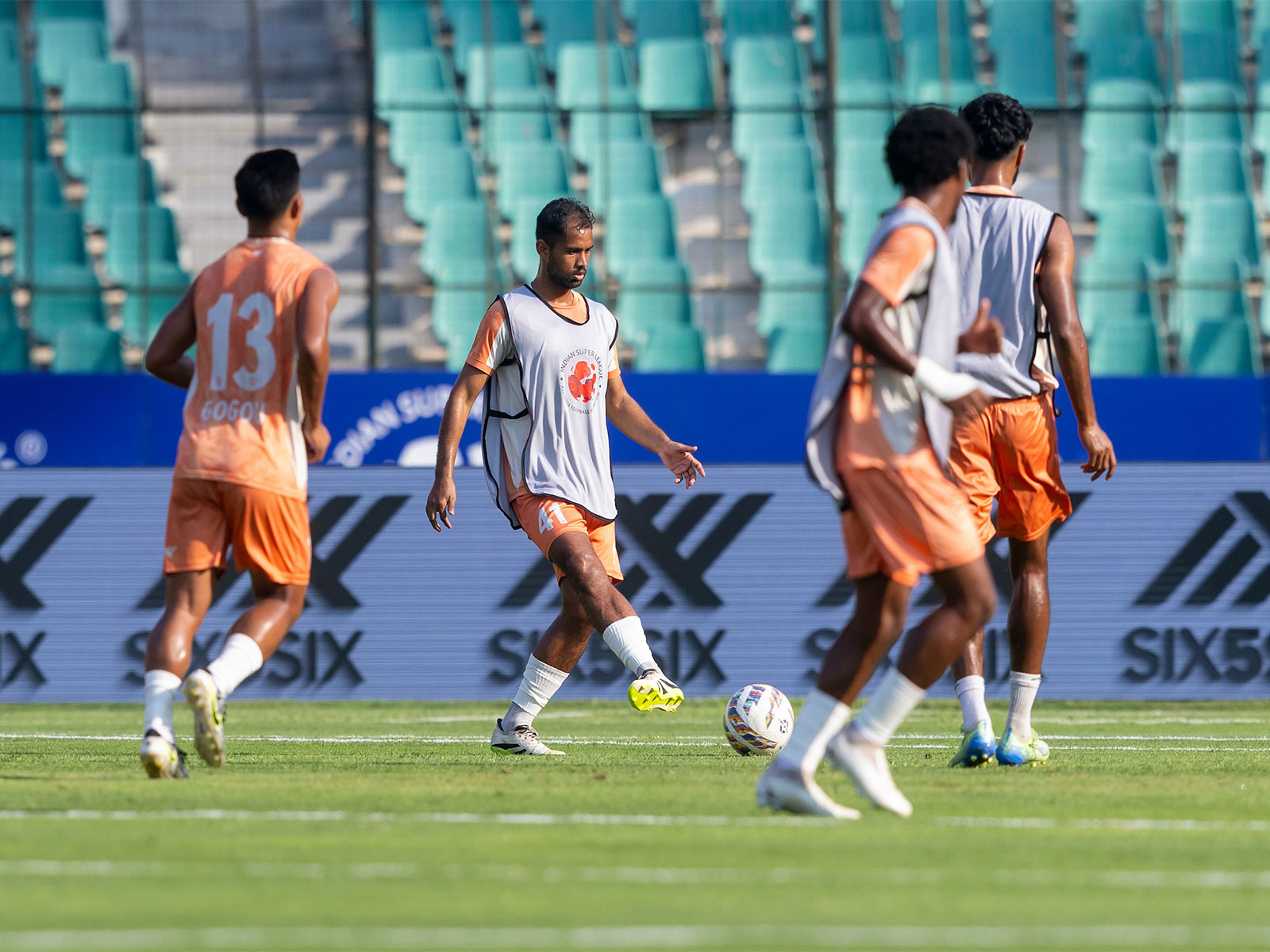 Sporting Club Delhi players training (Photo: AIFF Media/ ISL)