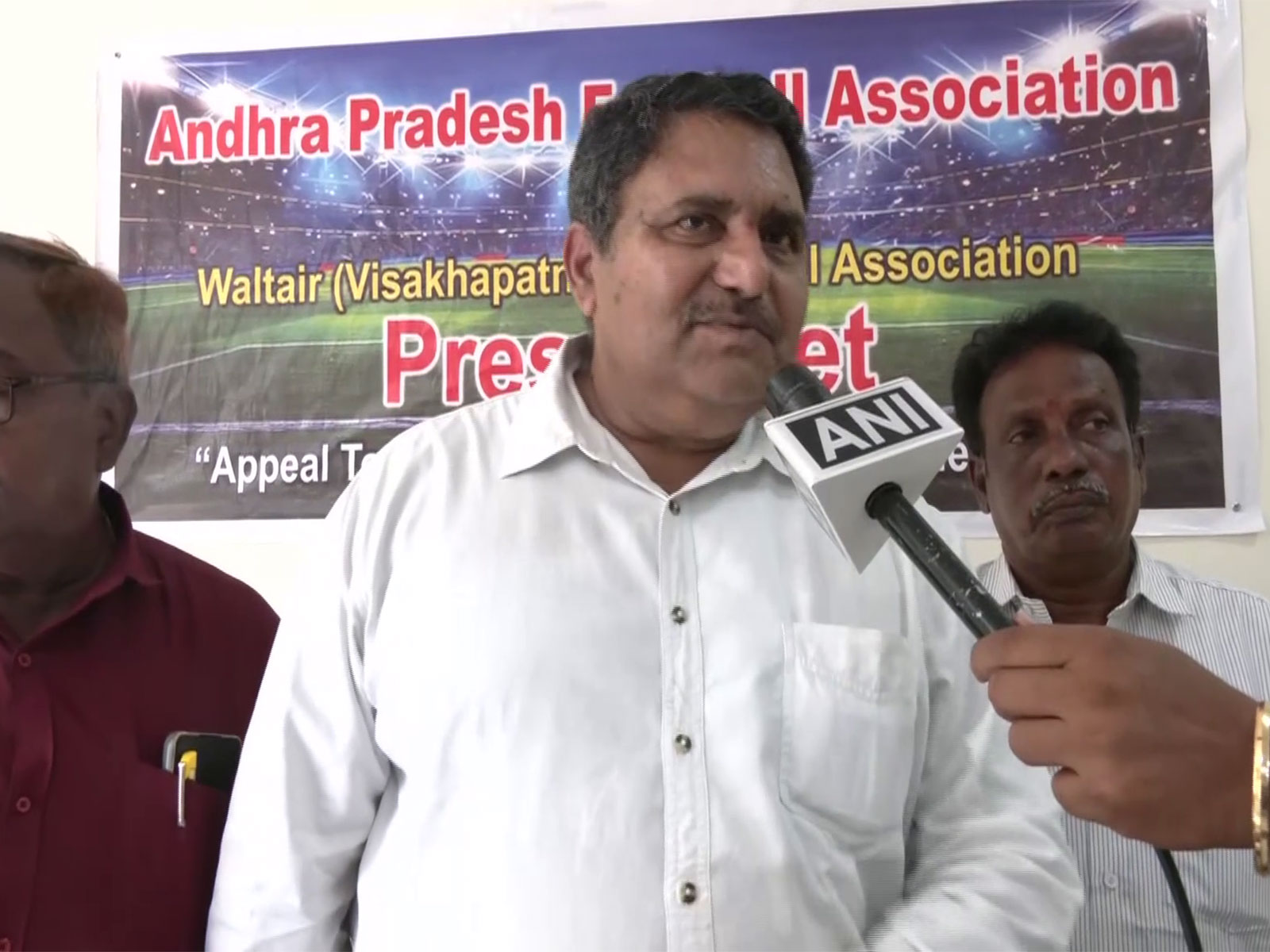 Founding President of AP Football Association, Gopala Krishan Kosaraju (Photo/ANI)