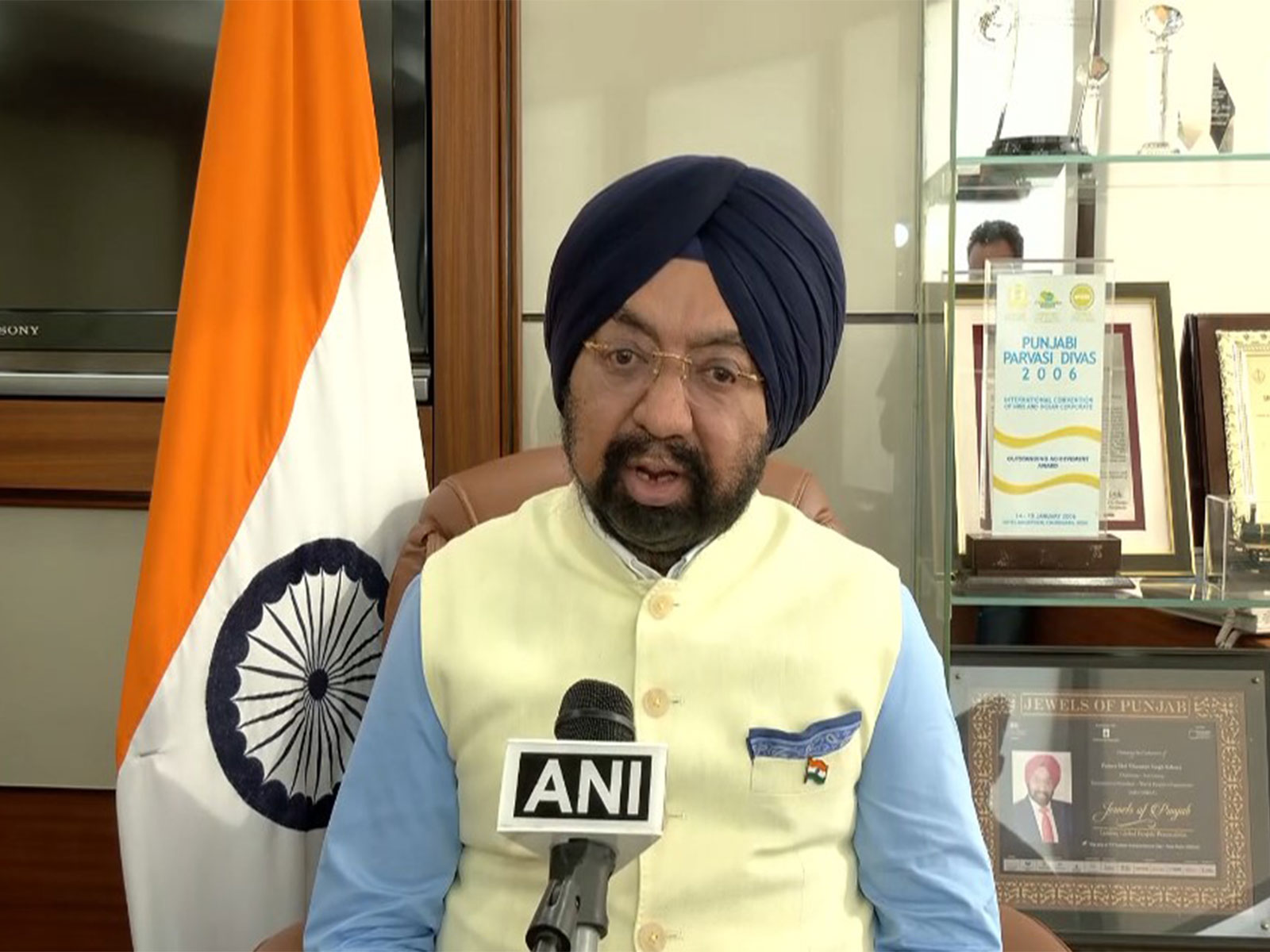 Rajya Sabha MP Vikramjit Singh Sahney (Photo/ANI)