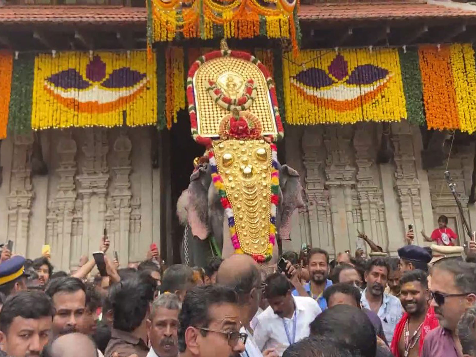 Visual from Vadakkunnatha Temple (Photo/ANI)
