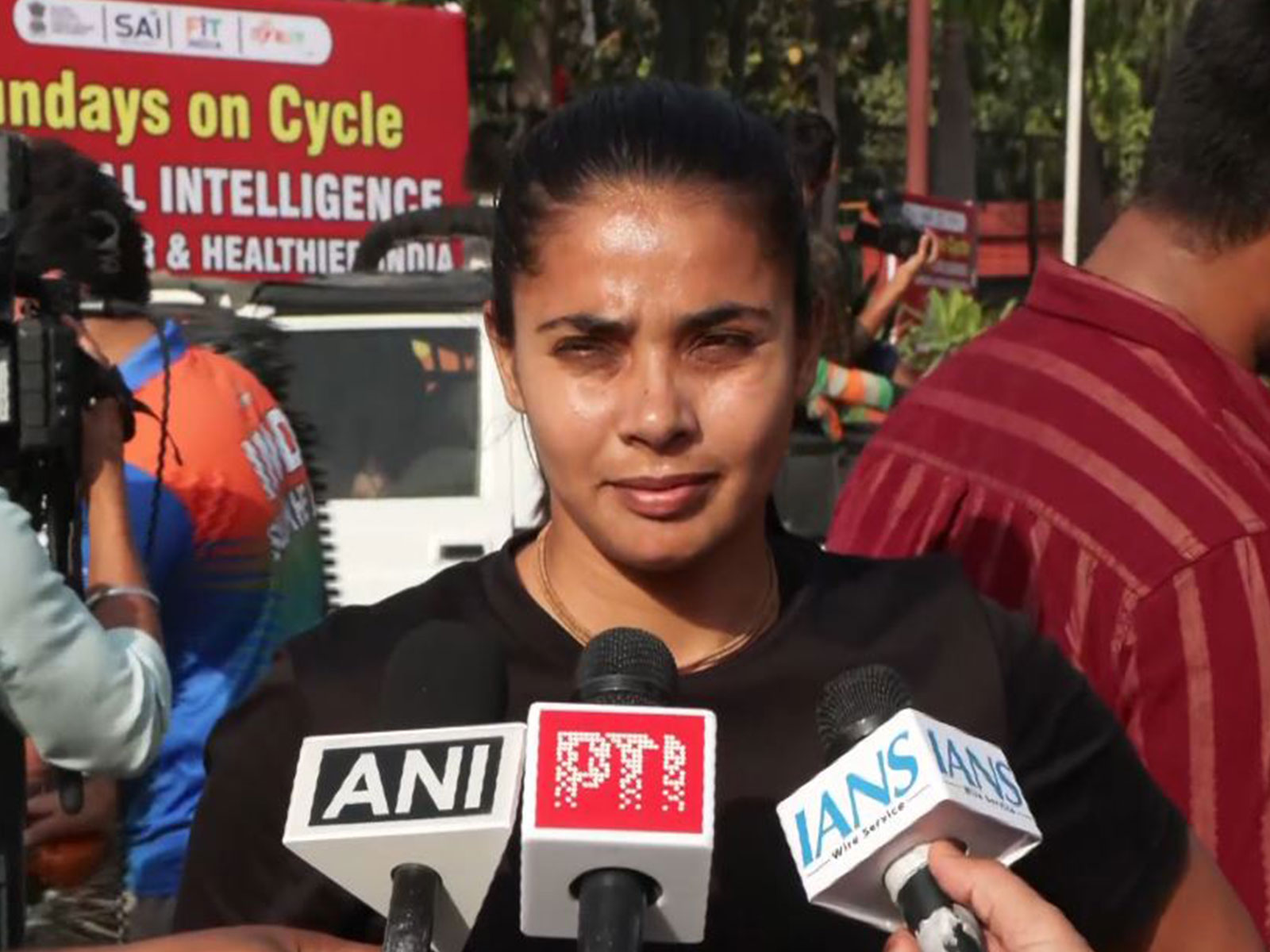 India women's hockey player Mahima Choudhary (Photo: ANI)
