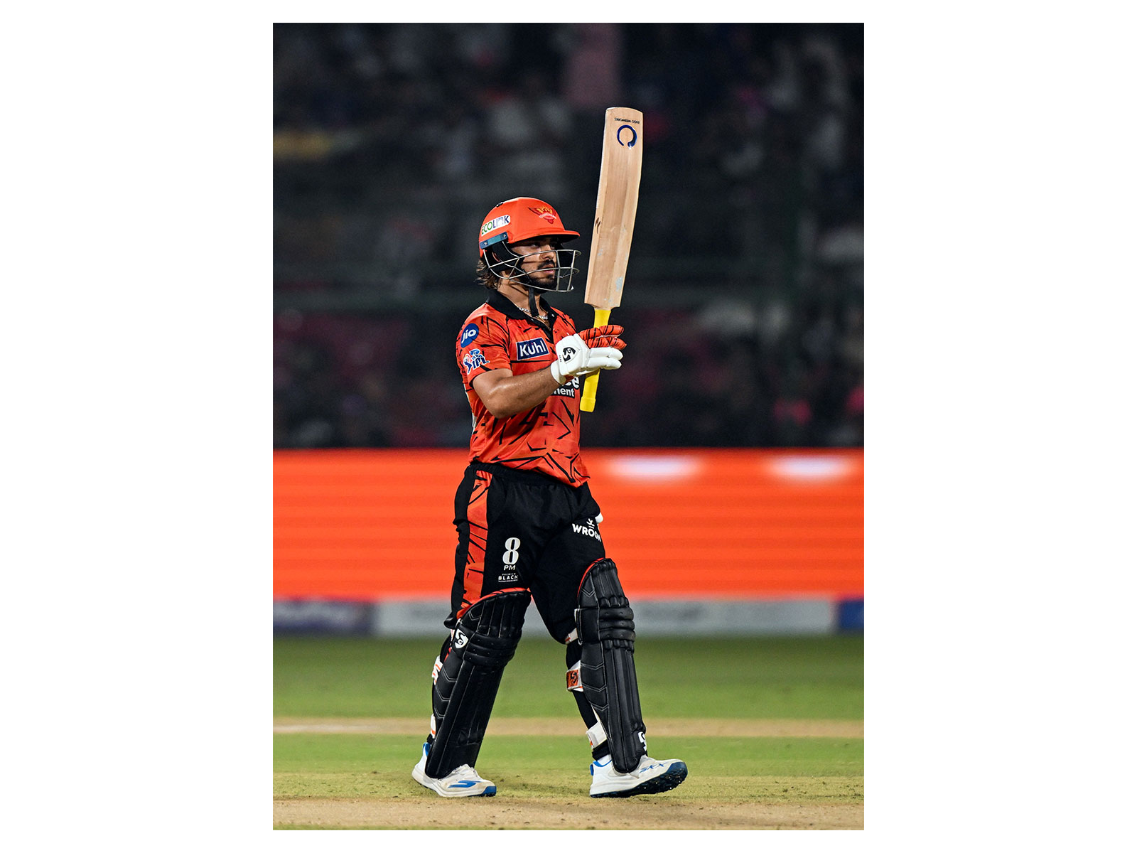 SRH's Ishan Kishan celebrating his fifty vs RR in IPL 2026. (Photo: ANI)