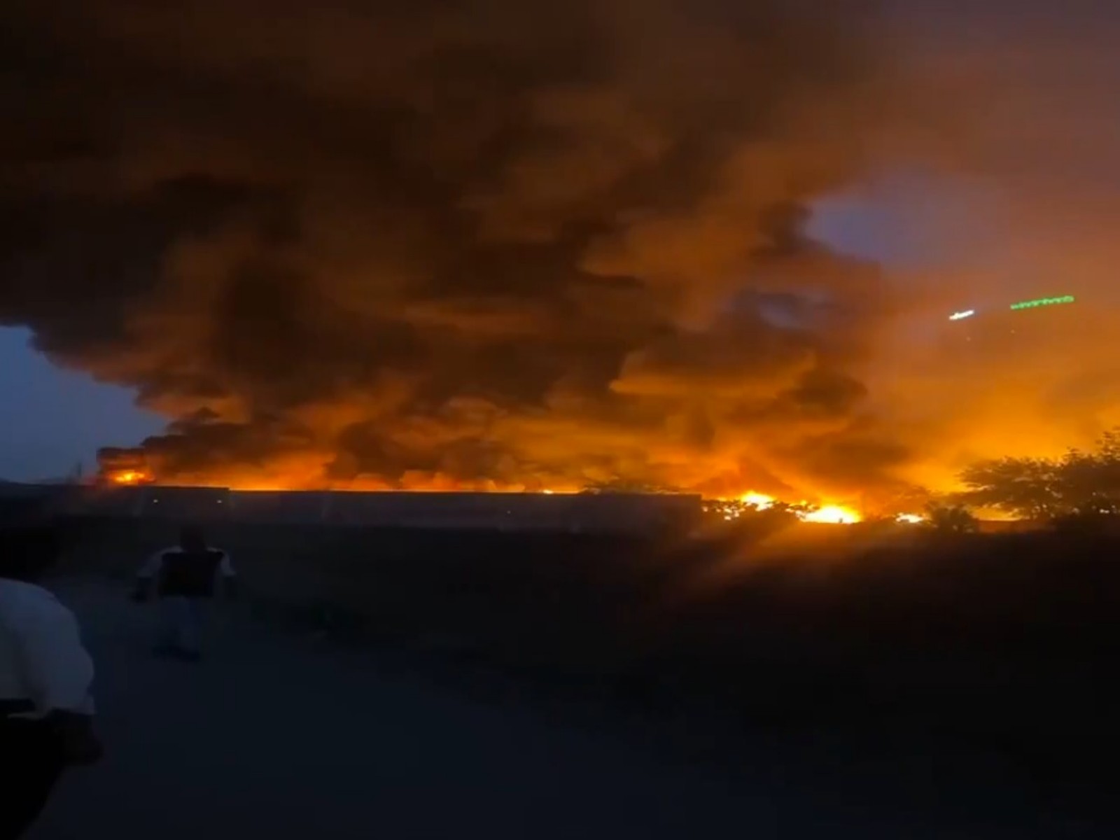 Fire breaks out at plastic warehouse in Gurugram (Photo/ANI) 